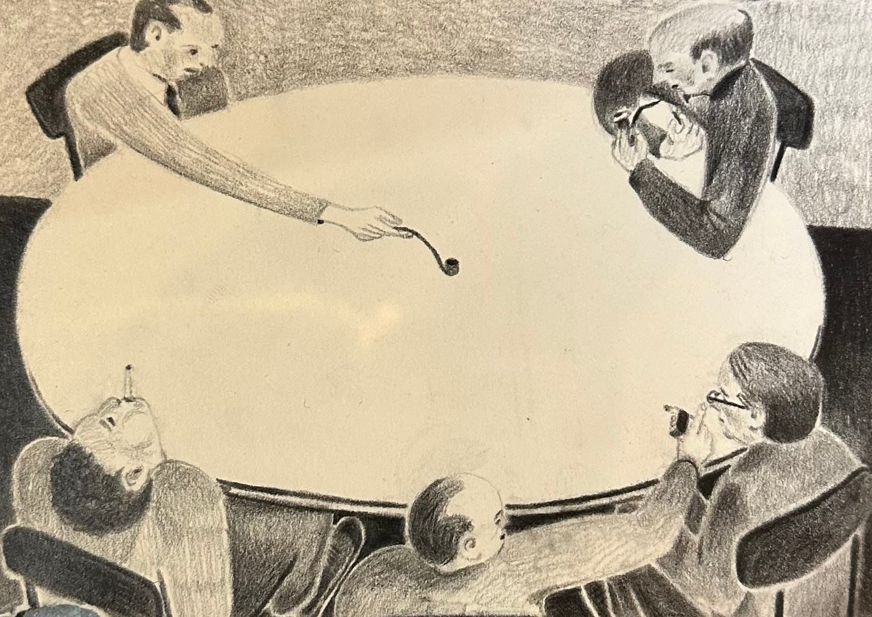 Oliver Hoffmeister, Smoking Club, 2024