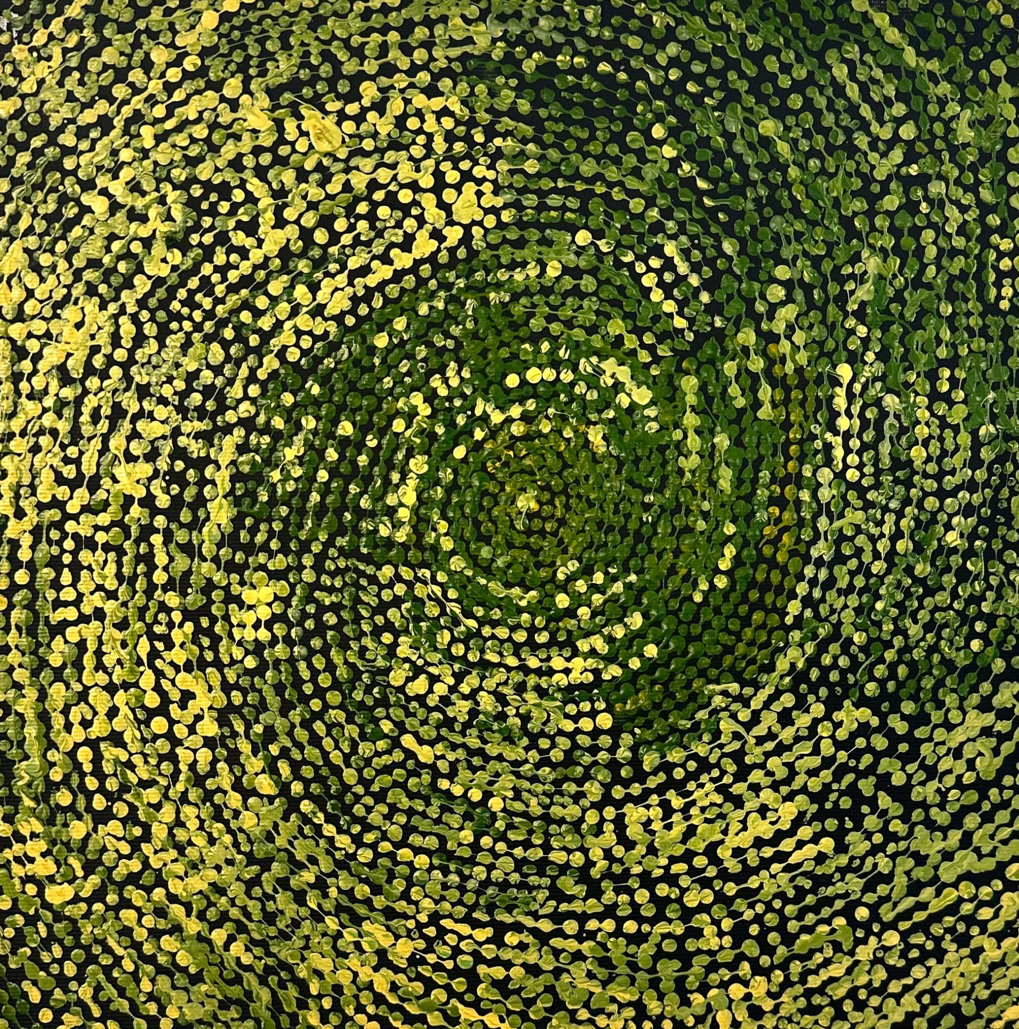 Aboriginal Art, Sarah Napurrurla Leo - Ngapa Jukurrpa II (Water Dreaming)
