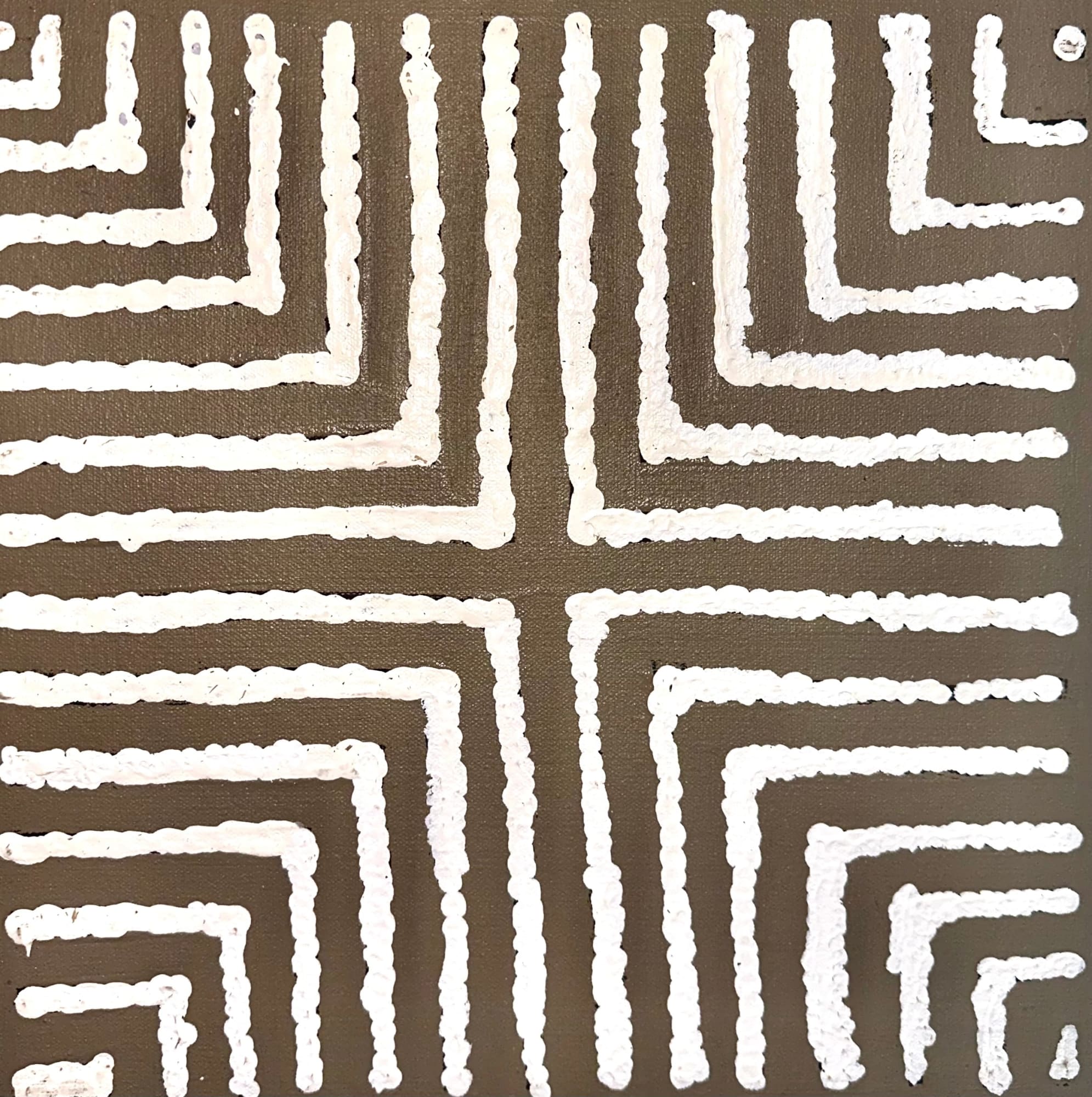 Aboriginal Art, Antonia Napangardi Michaels - Lappi Lappi Jukurrpa (Lappi Lappi Dreaming)