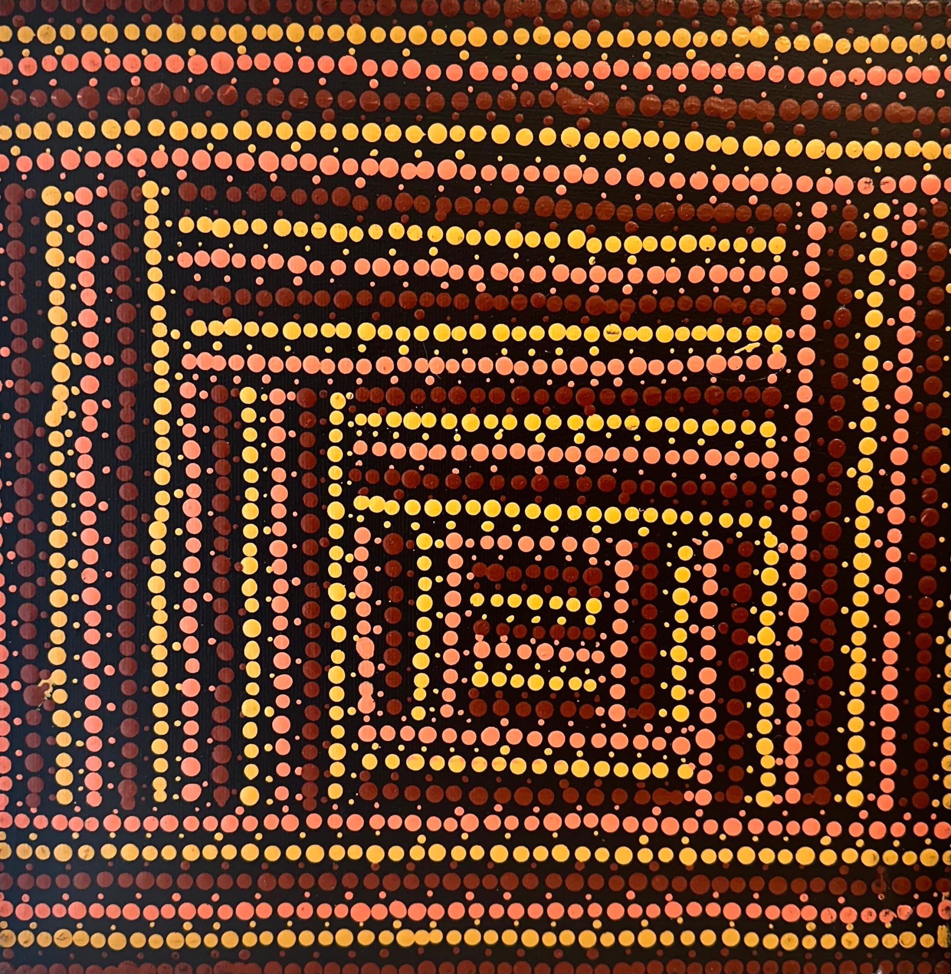 Aboriginal Art, Cecilia Napurrurla Wilson - Nguru Yurntumu-wana (Country around Yuendumu), 2024