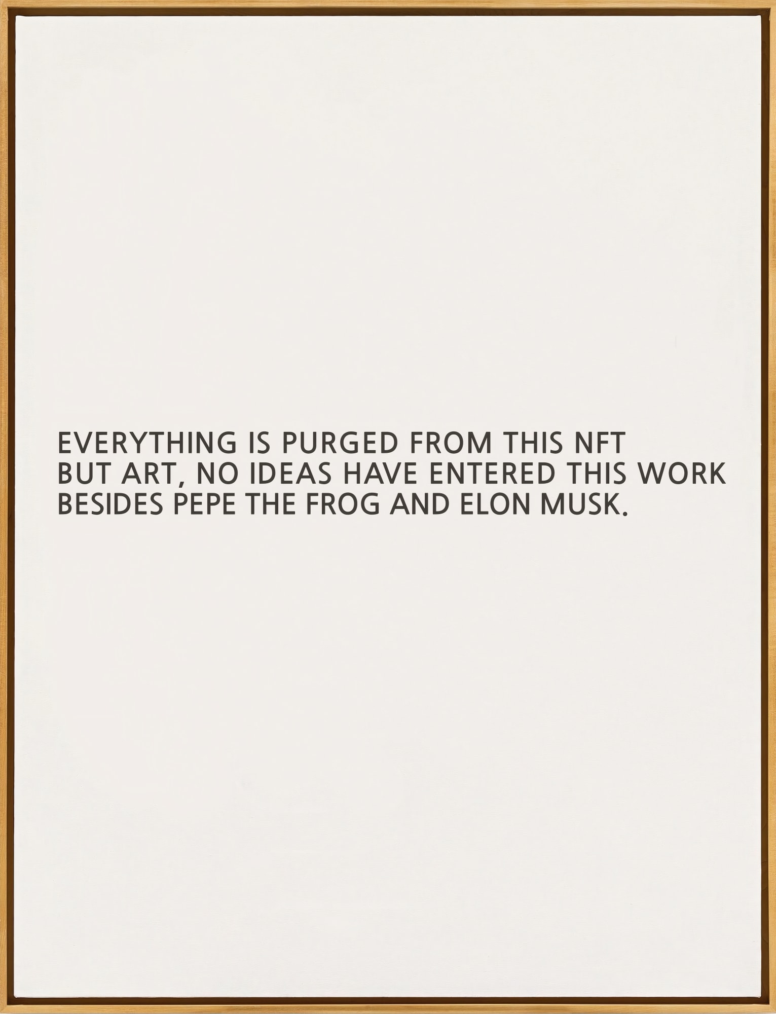 Rulton Fyder, EVERYTHING IS PURGED FROM THIS NFT, 2021