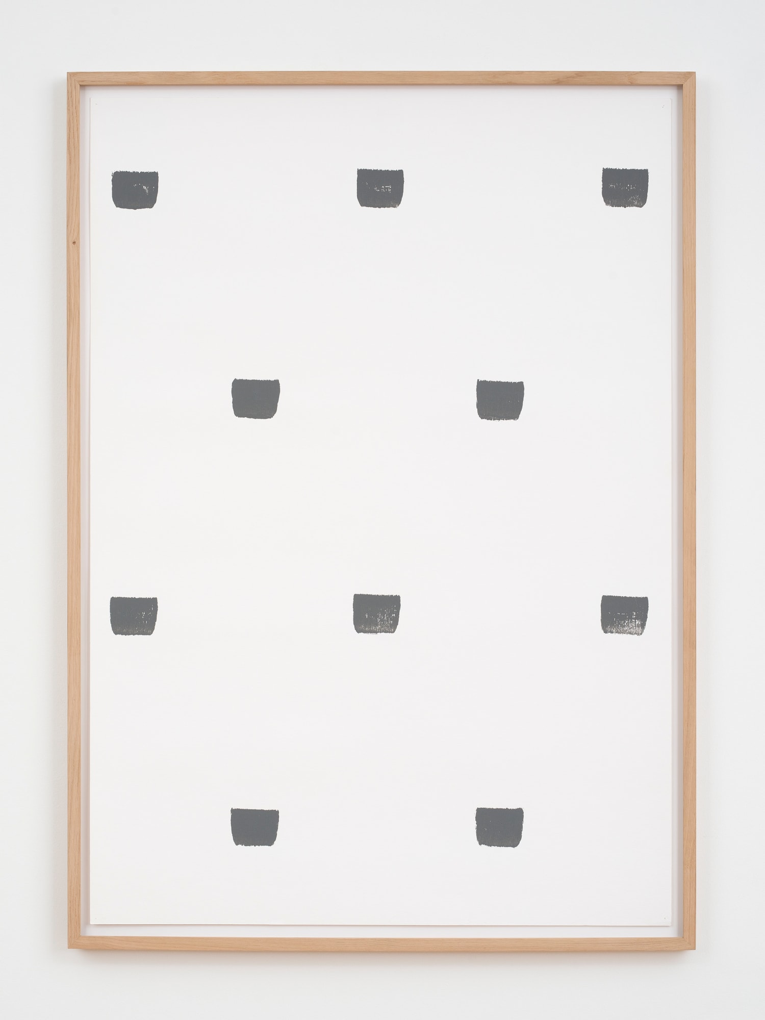 Niele Toroni, Empreintes de pinceau n°50 à intervales de 30 cm, 1997