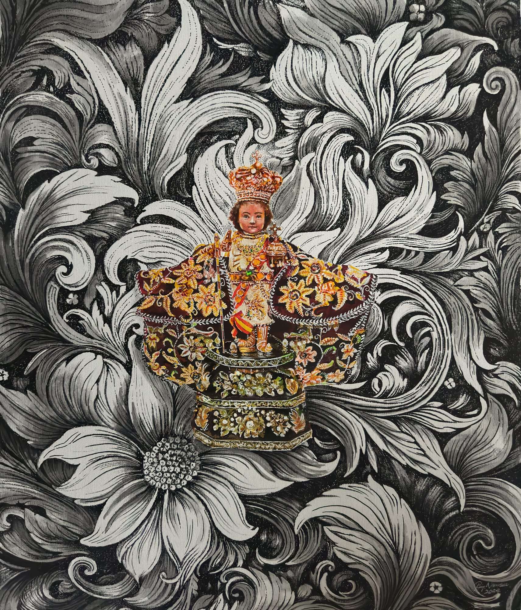 Rey Narvasa, Faith Among Dark Blooms, 2024