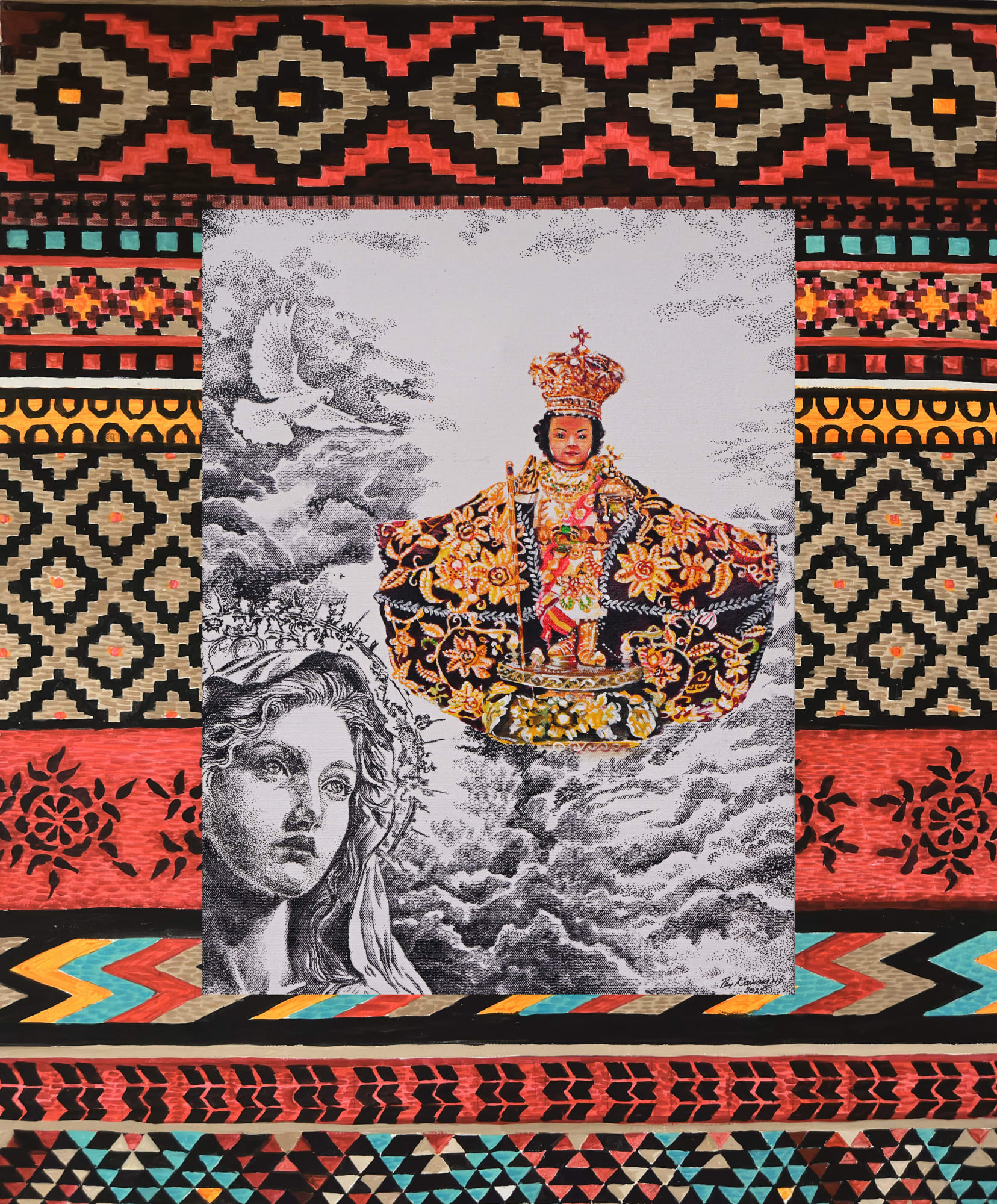 Rey Narvasa, Batik Border, 2024