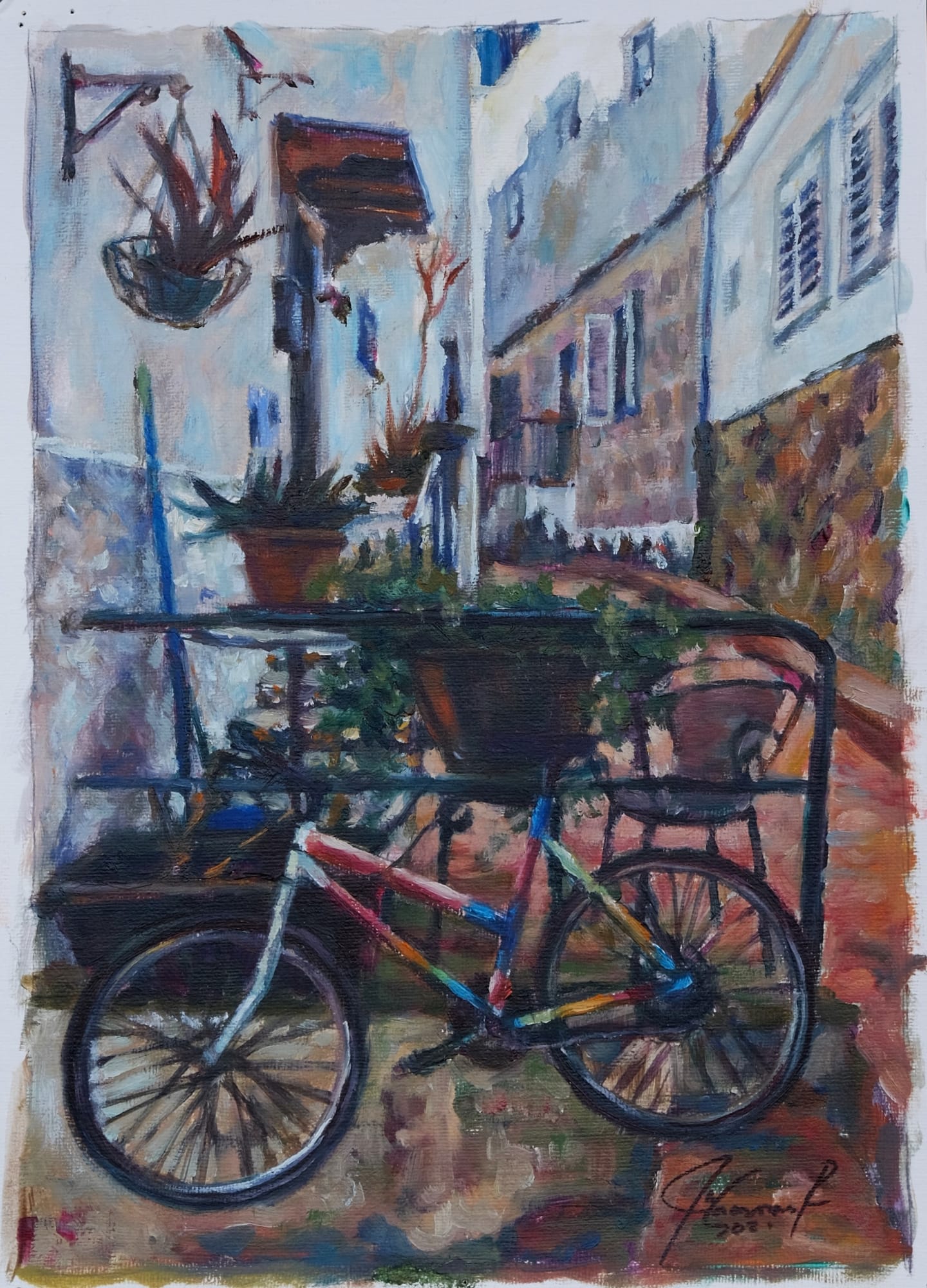 Isabel Echevarria, THE BIKE RACK (Mogan , Gran Canaria), 2023