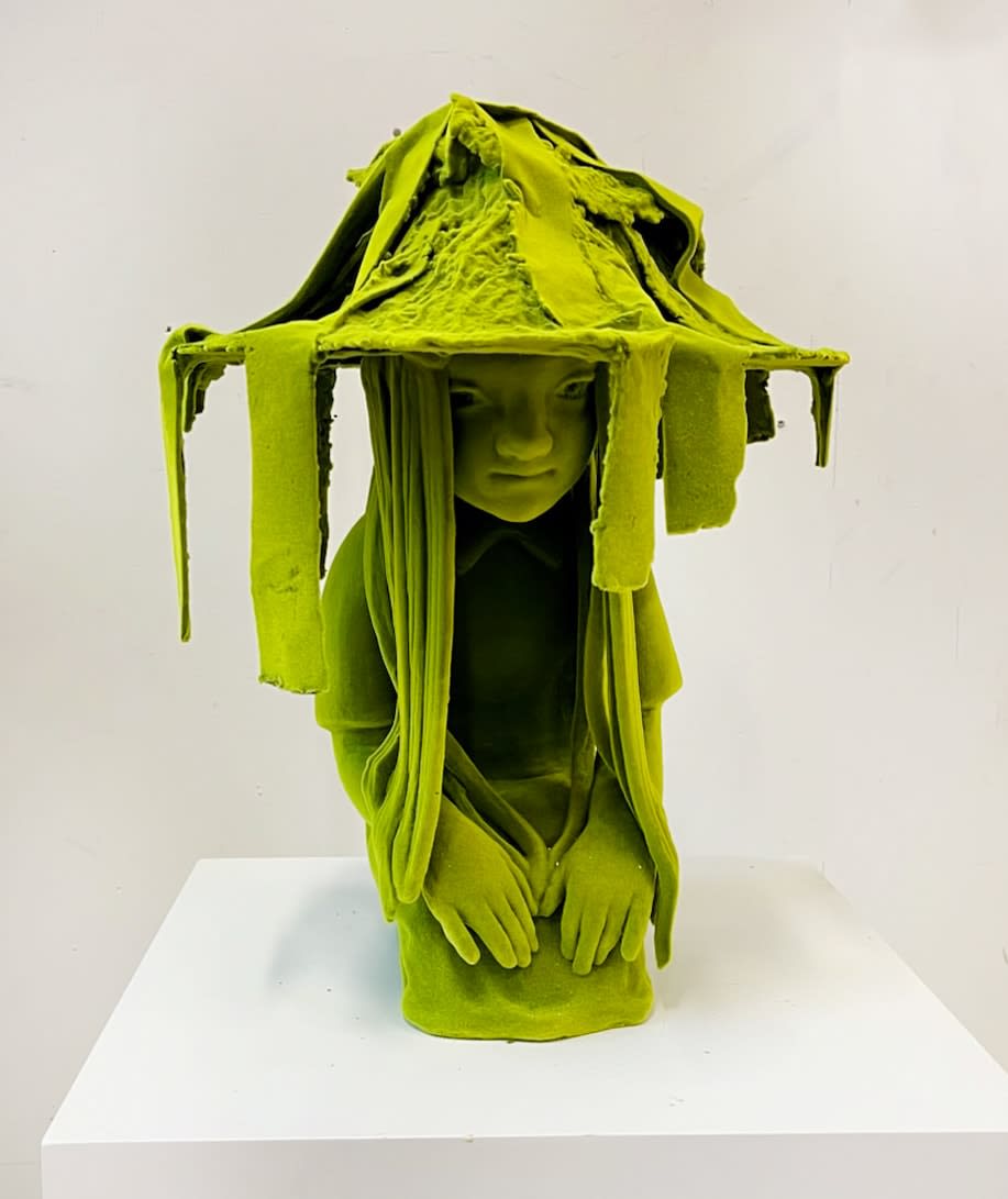 Kim Simonsson, Mossgirl With Thinking Hat