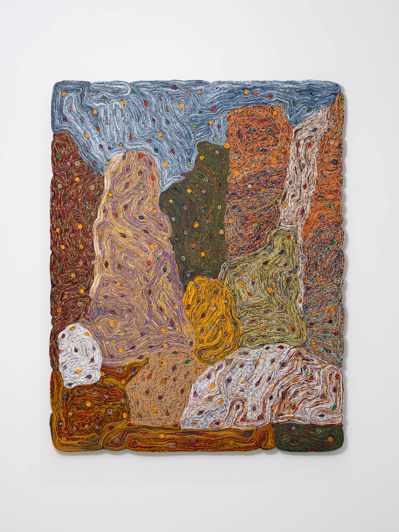 Simone Post, Confetti amid Rocks and a River #1