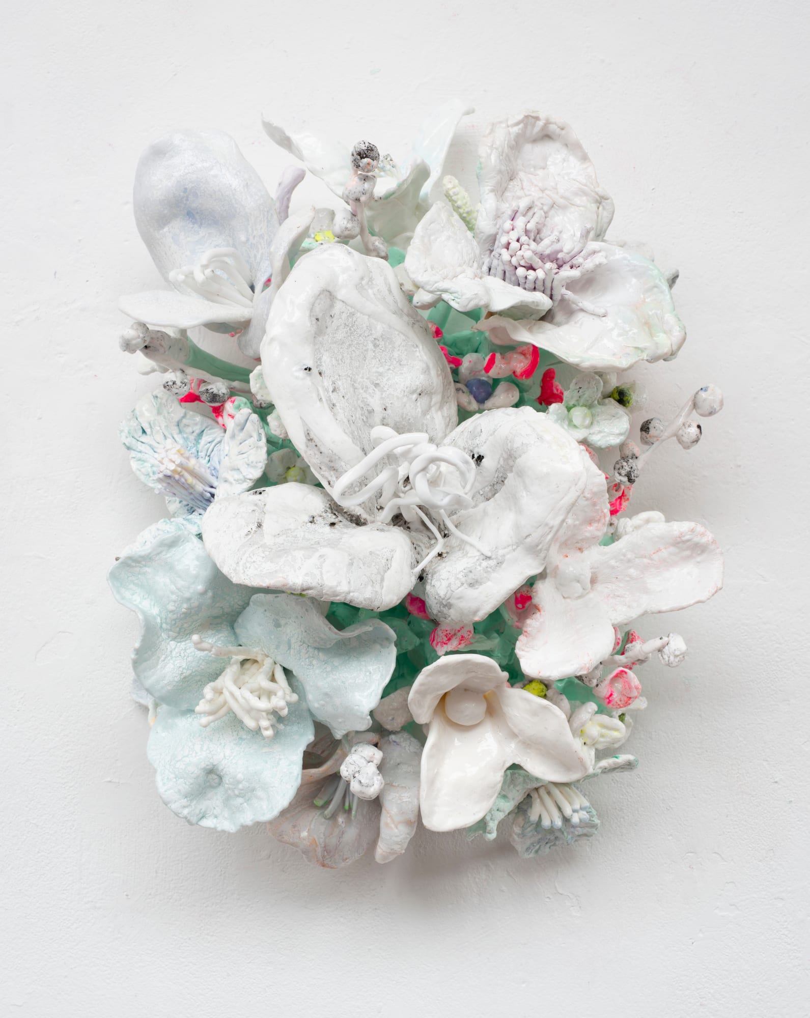 Stefan Gross, R - 'Flower Bonanza' white, on mint