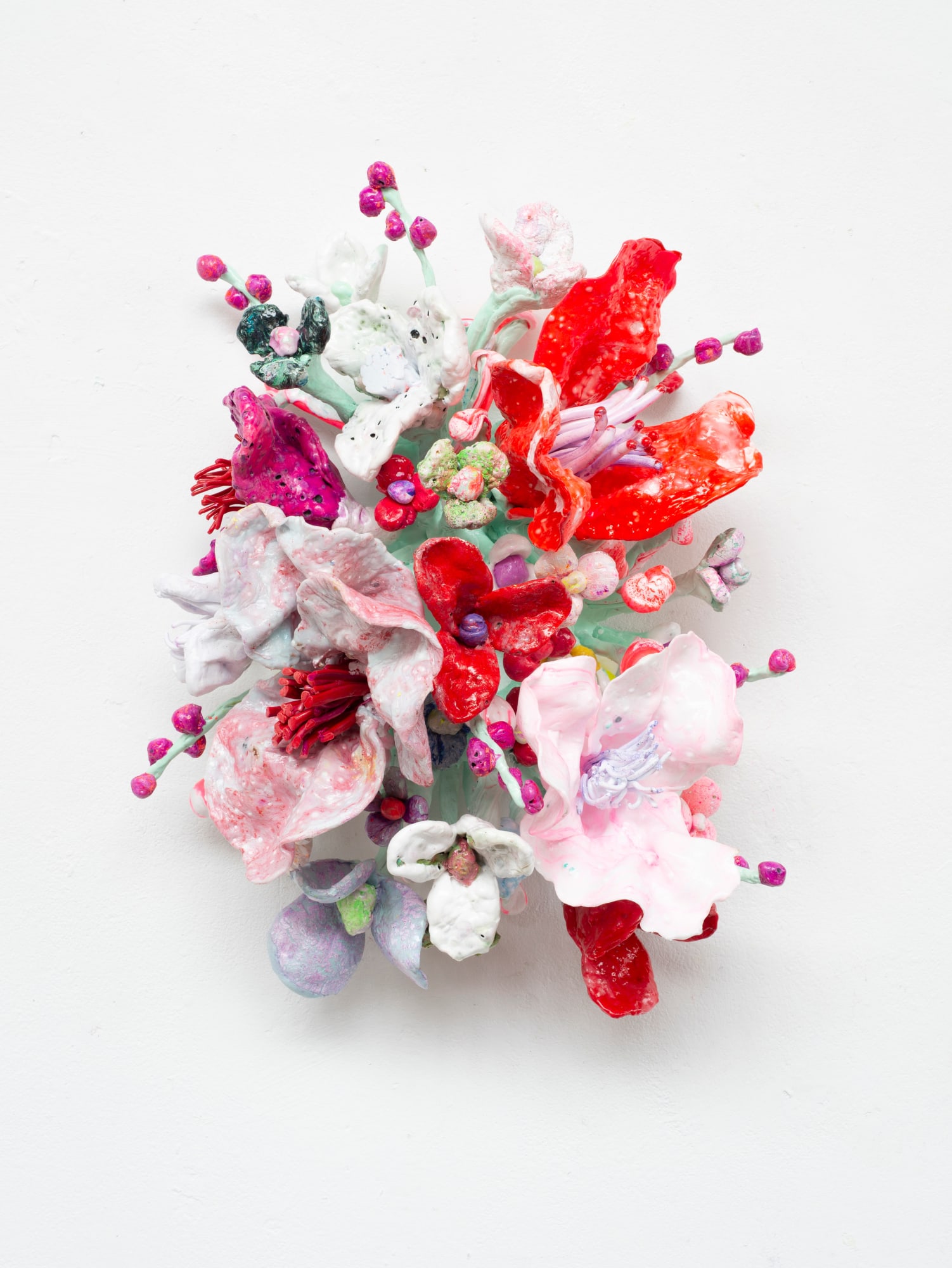 Stefan Gross, 8 Flower Bonanza red, violet