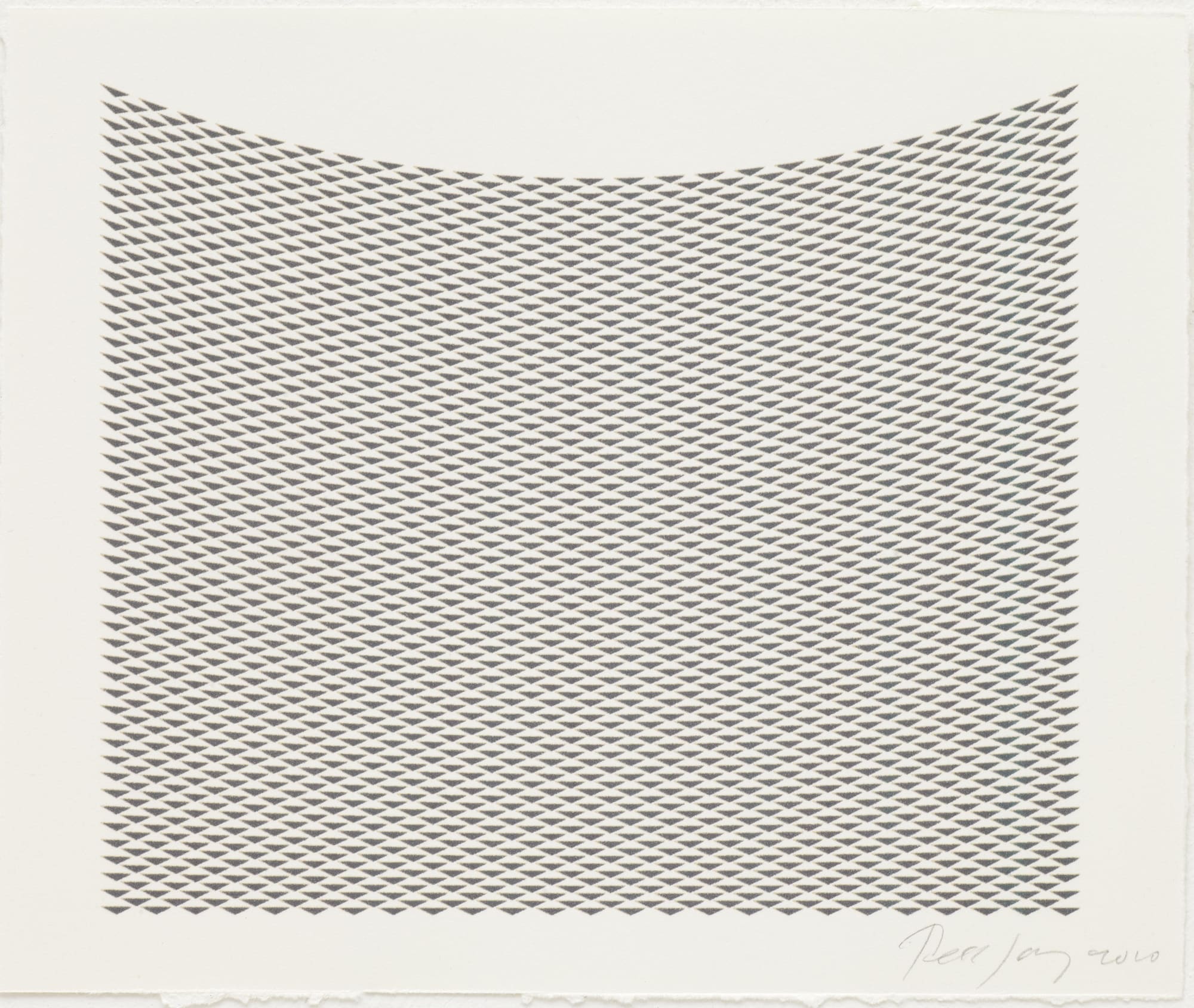 Tess Jaray, Untitled (Grey), 2010