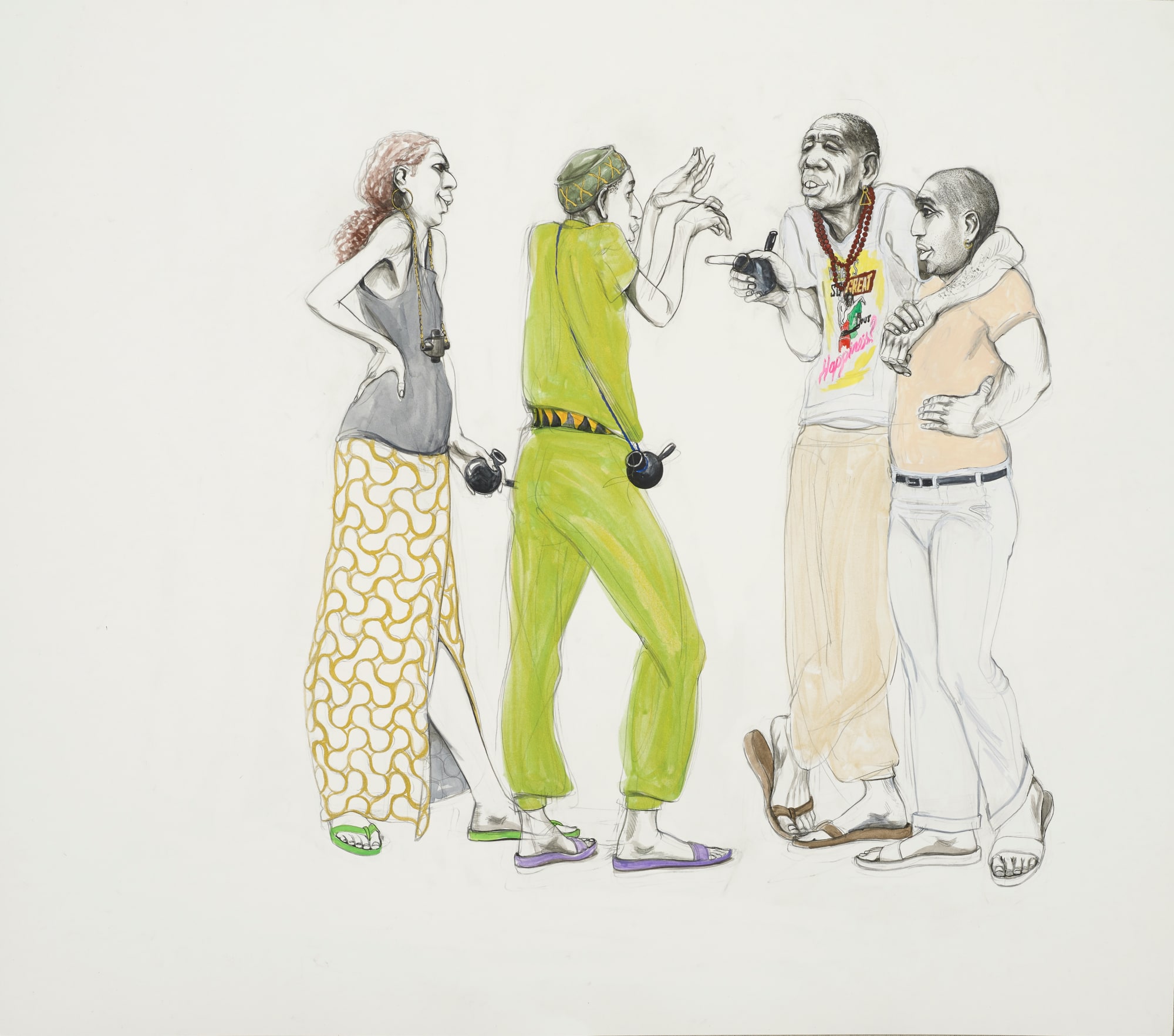 Charles Avery, Untitled (Gathering), 2020