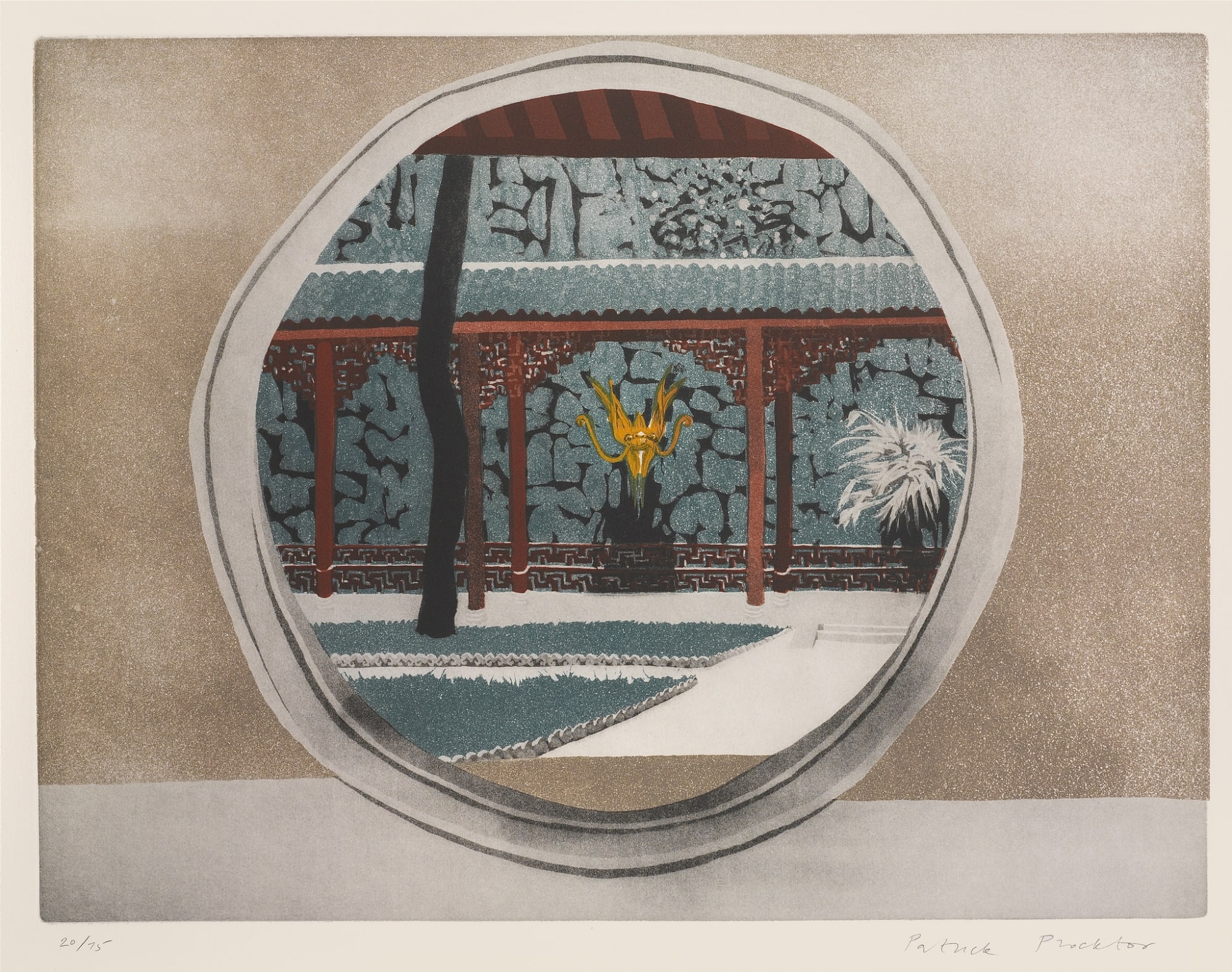 Patrick Procktor, Yellow Dragon Cave, Hangchow, 1980 £3,000.00