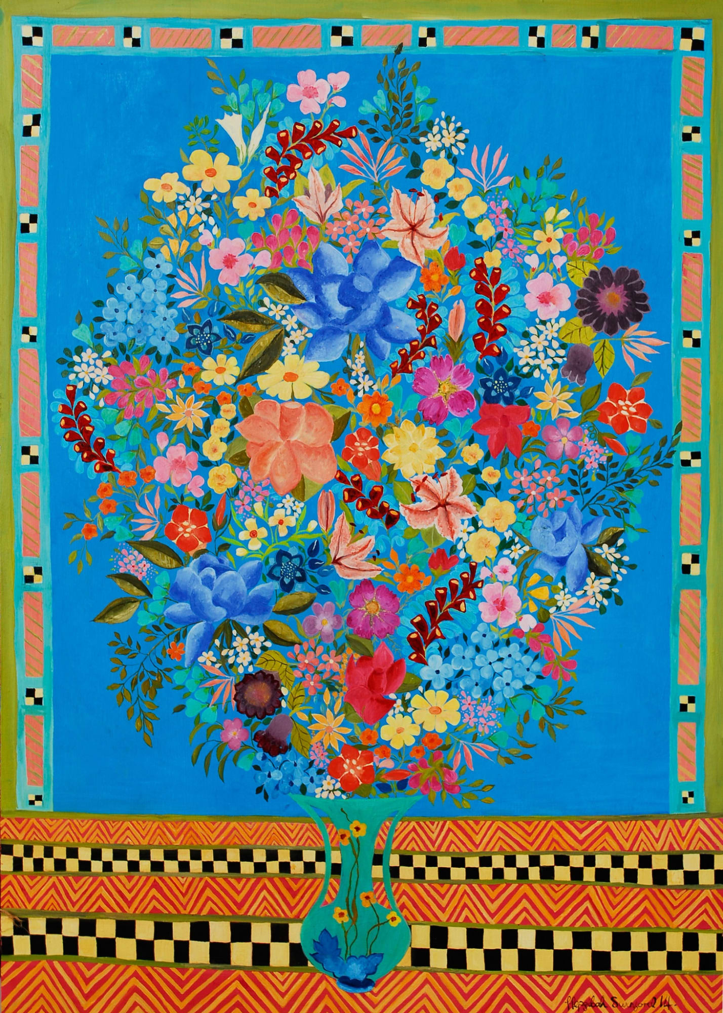 Hepzibah Swinford, Blue Roses, 2014