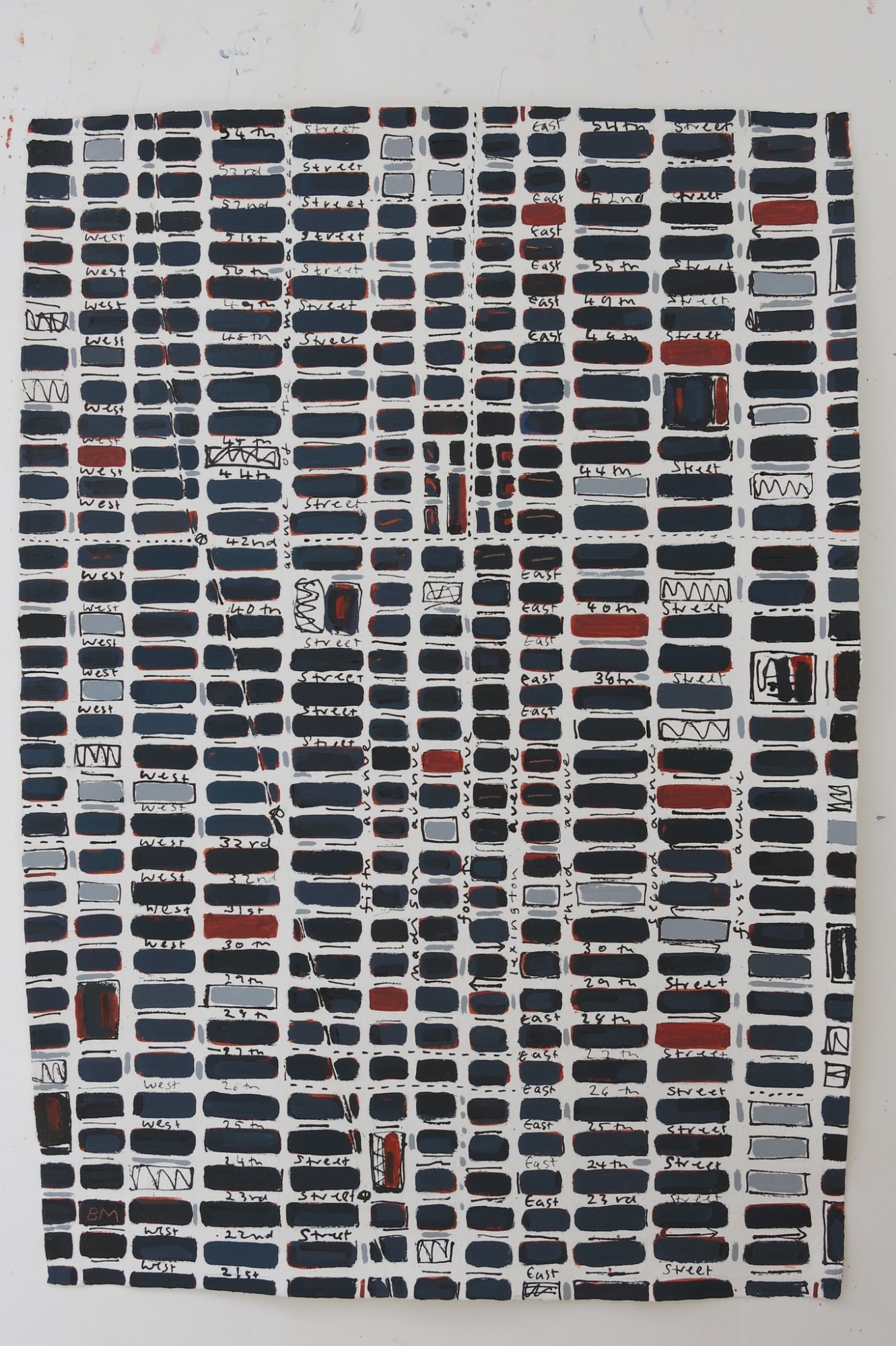 Barbara Macfarlane, Blue Black Midtown, 2014