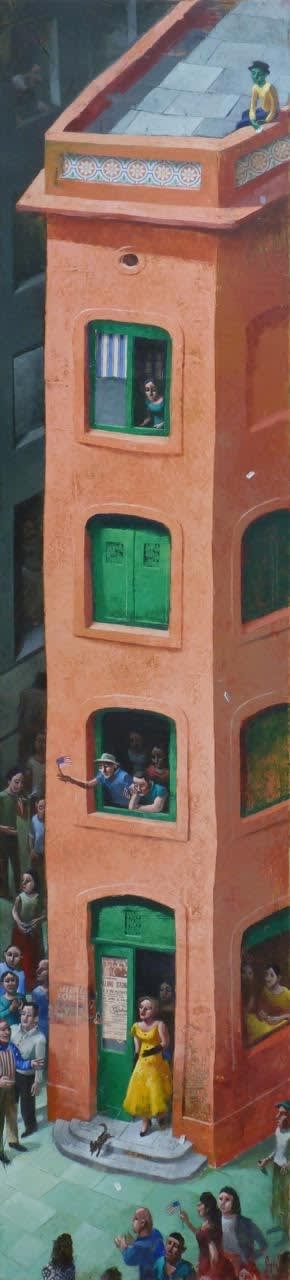 Sylvain Lefebvre, The Actress With A Yellow Dress, 2016