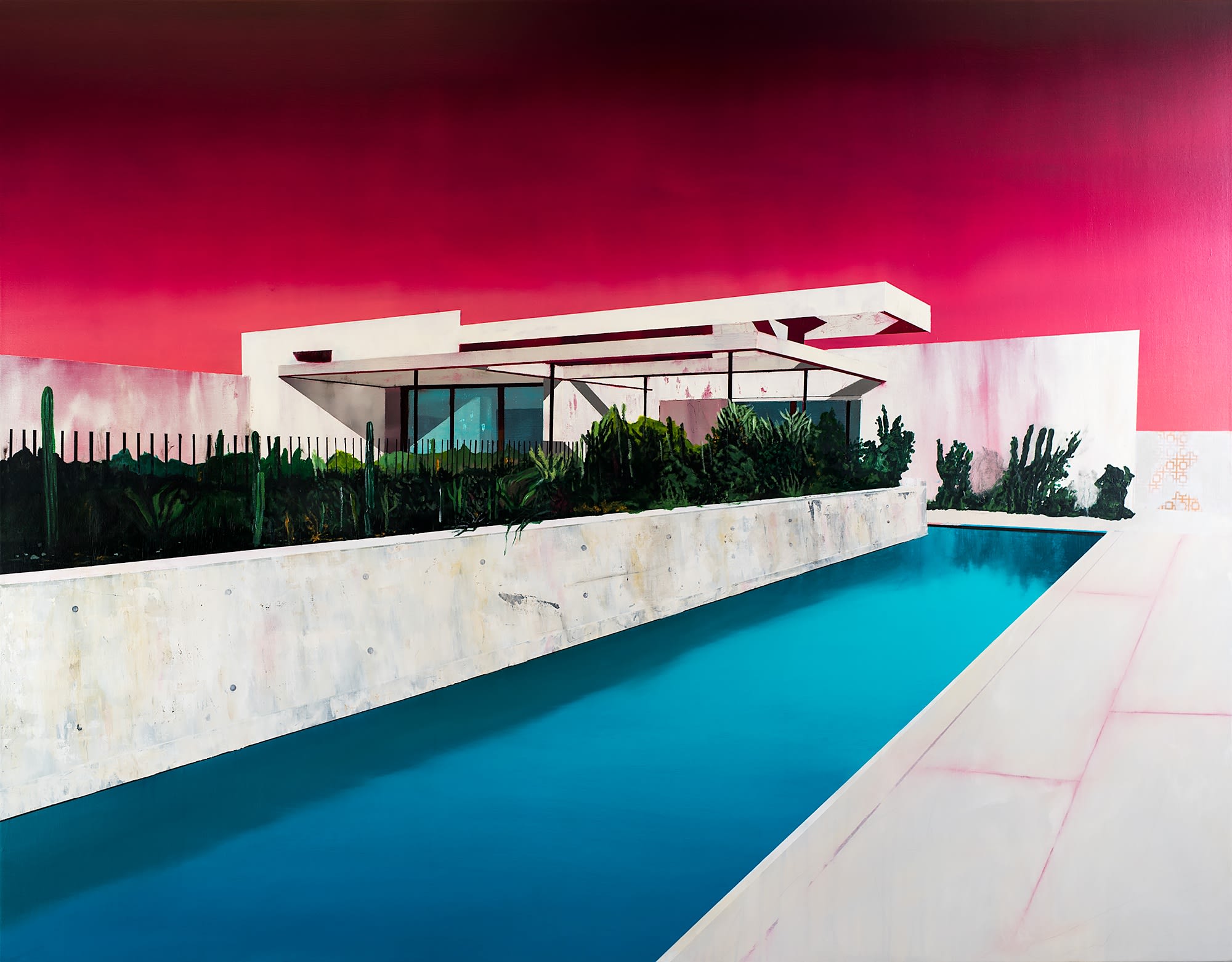 Laurence Jones, House With Succulents, 2016