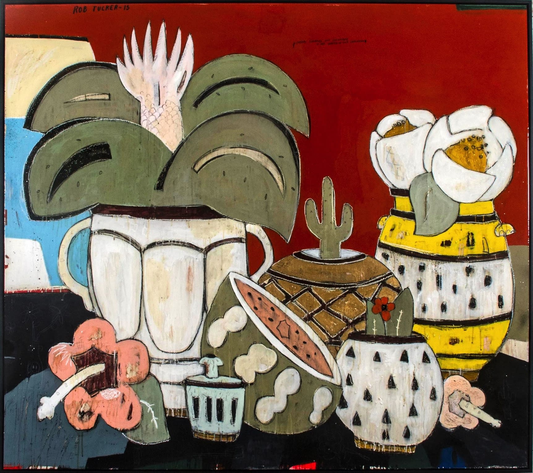 Rob Tucker, Cherry Tomatoes And Cucumber Is Best Served On Rice Crackers, 2015