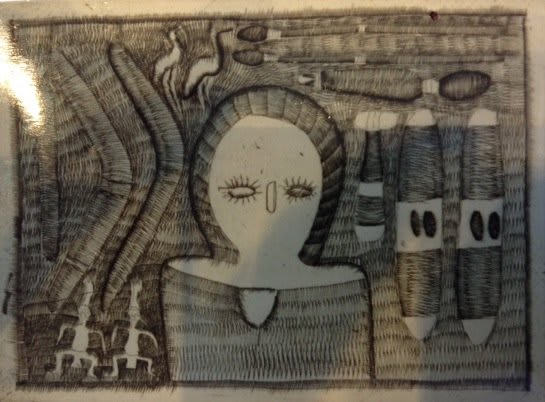 Ross Karadada, Wandjina Figure, c.1996