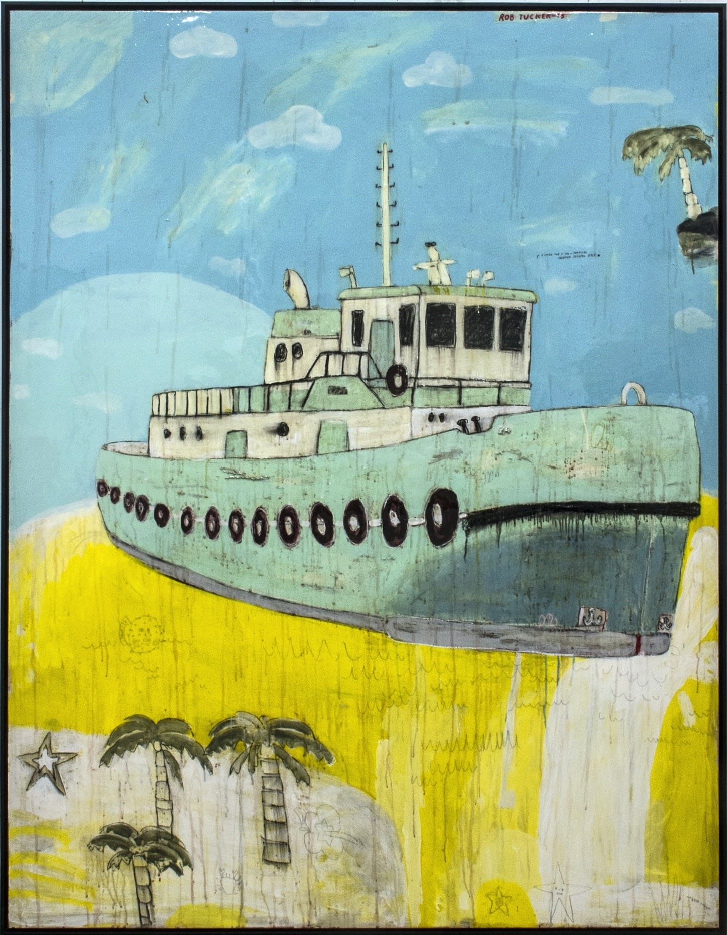 Rob Tucker, A Study for a Tug-Tropical Vacation Cocktail Style, 2013