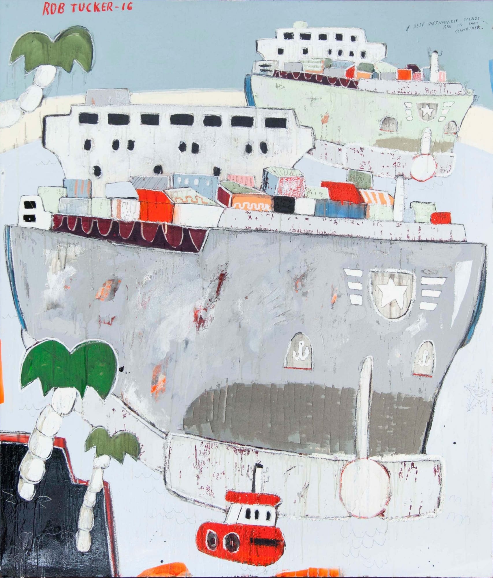 Rob Tucker, Beef Vietnamese Salads Are In That Container, 2016