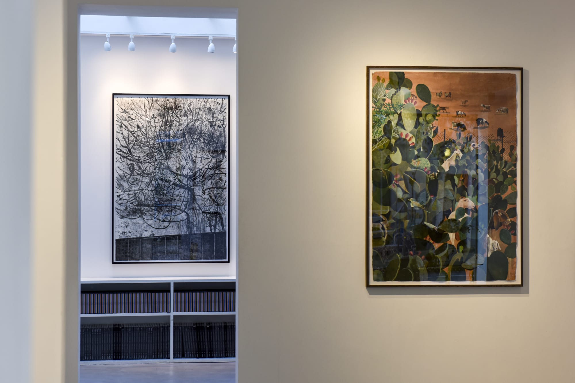 Sophie Charalambous, Pear Fig Pomegranate Installation View, 2021