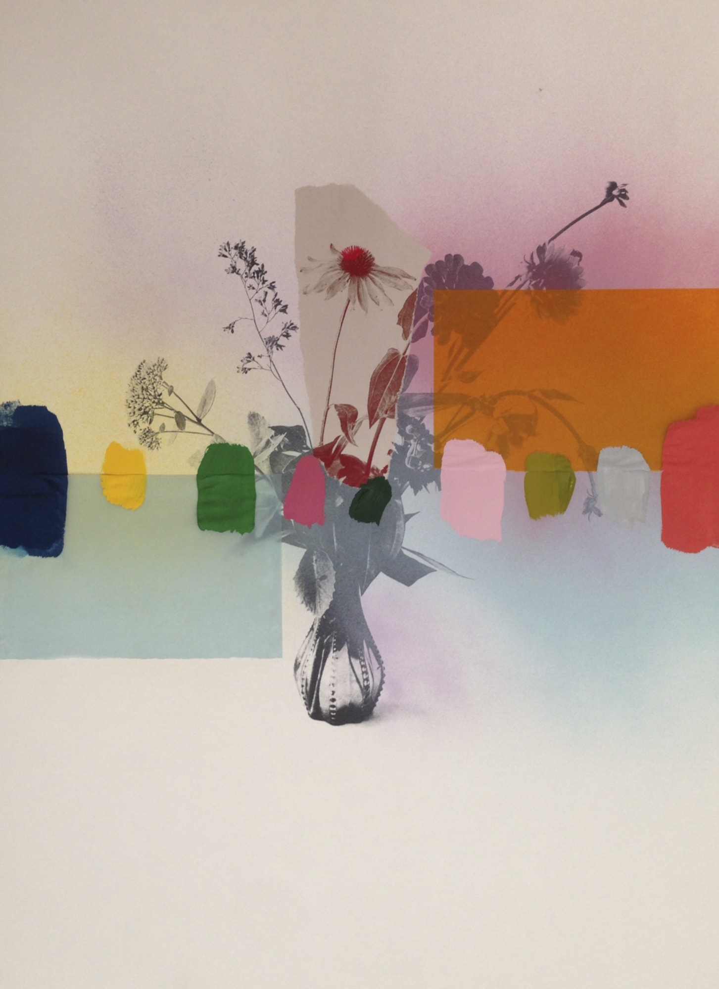 Emily Filler, Paper Bouquet (In Rainbows) I, 2017