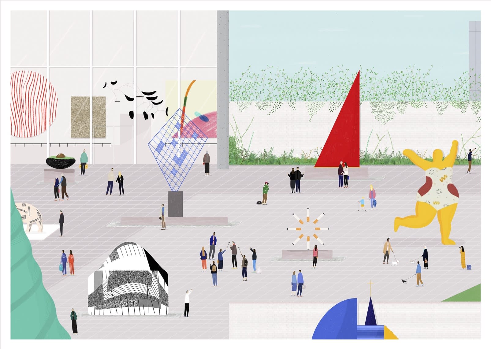 Rose Blake, Selfie Garden II, 2015