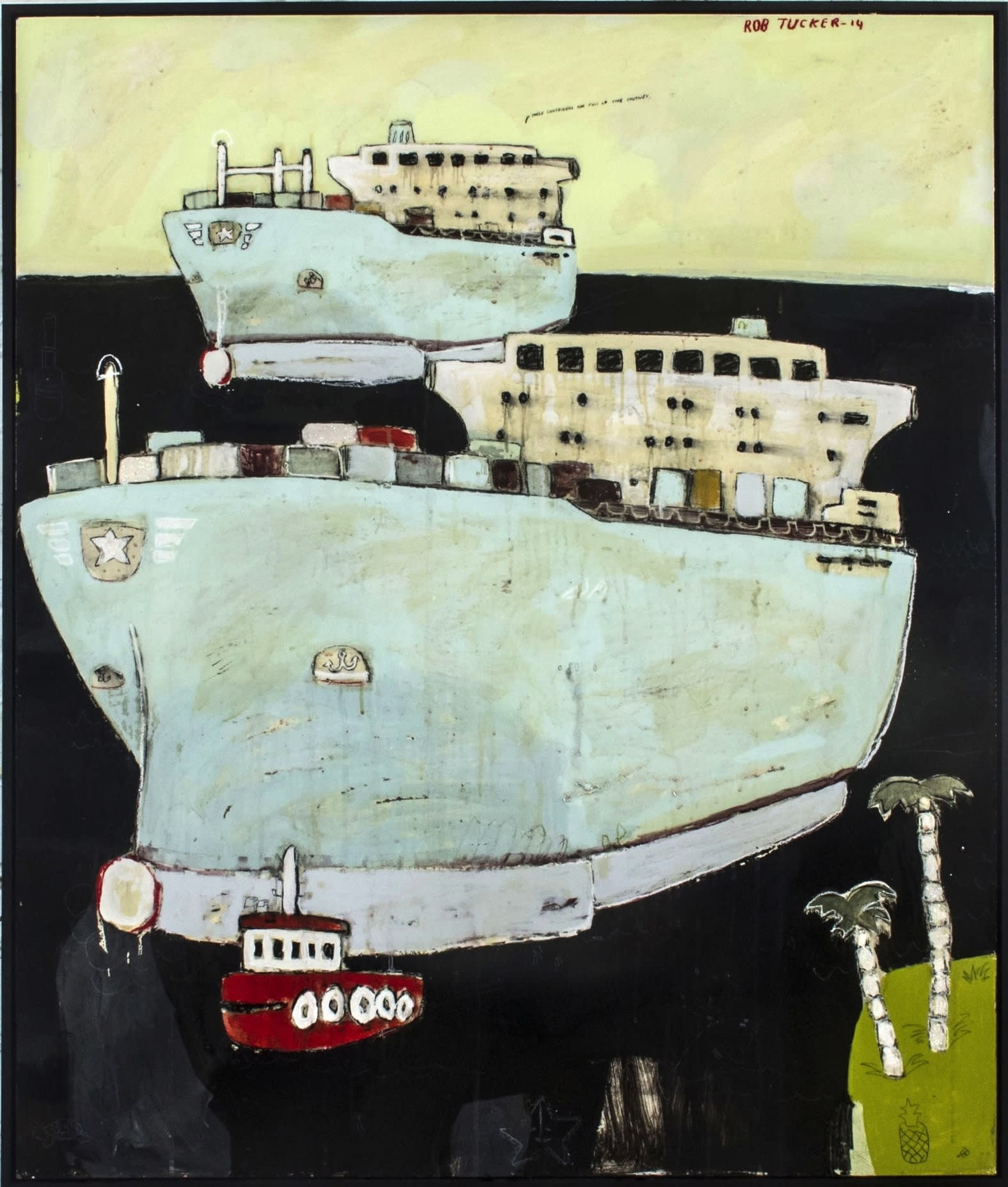 Rob Tucker, These Containers are Full of Lime Chutney, 2014