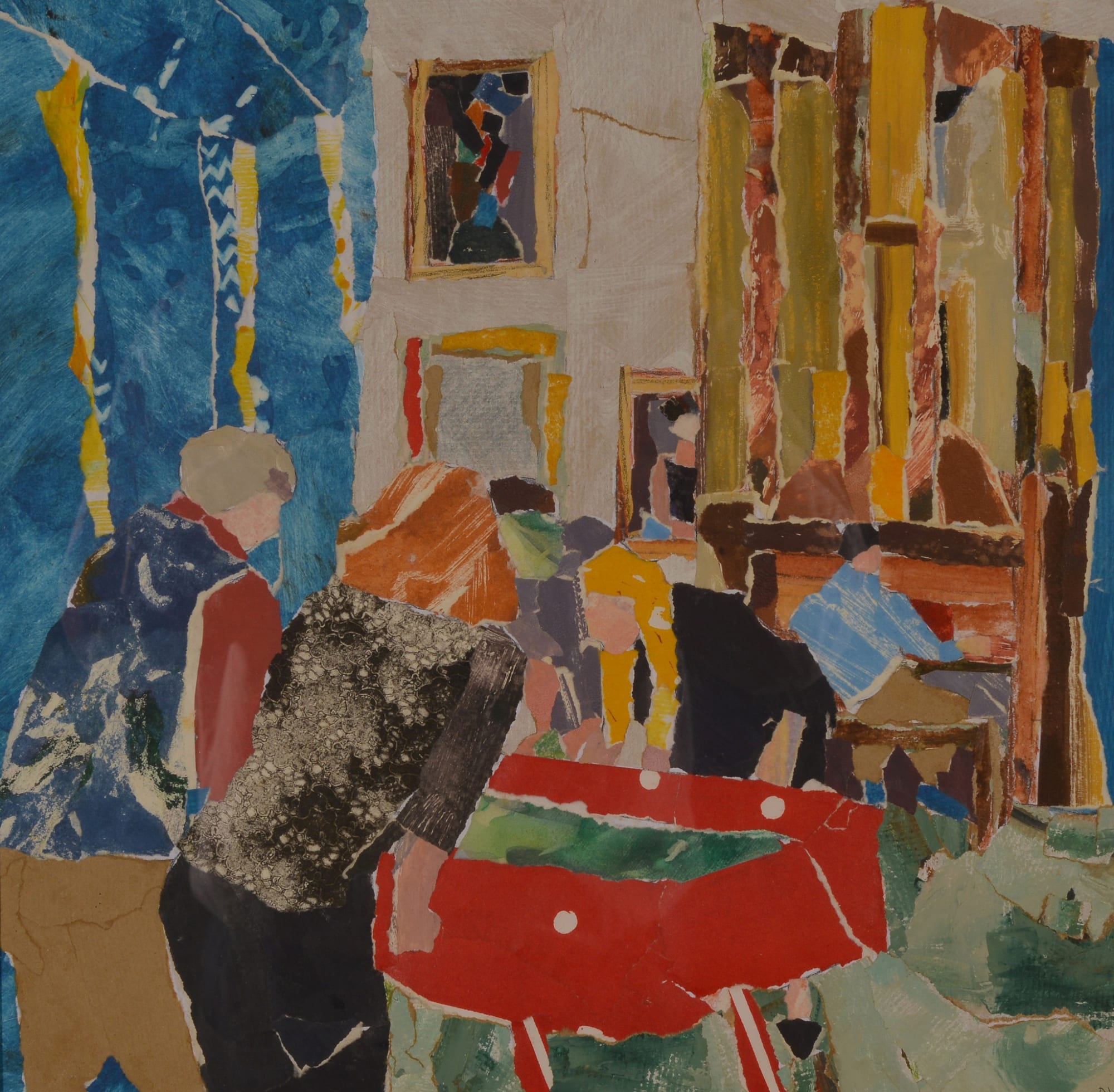 Dione Verulam, Playing the Organ and Bar Football, Gorhambury, 2014