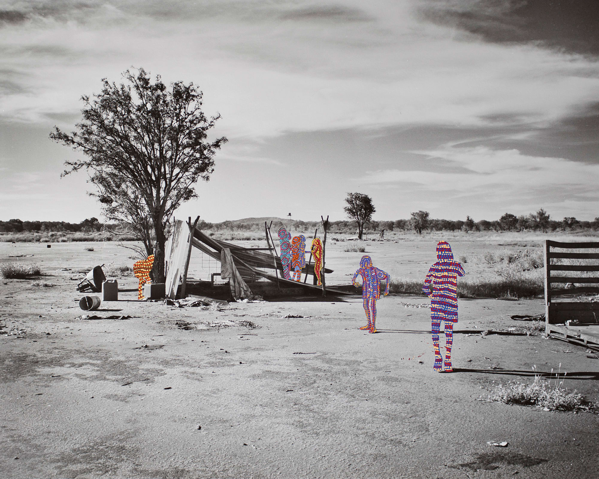 Patrick Waterhouse, Go to West Camp. Restricted with Sarah Napurrurla Leo, Selma Napangangka Tasman and Sabrina Nangala Robertson, 2014-2018