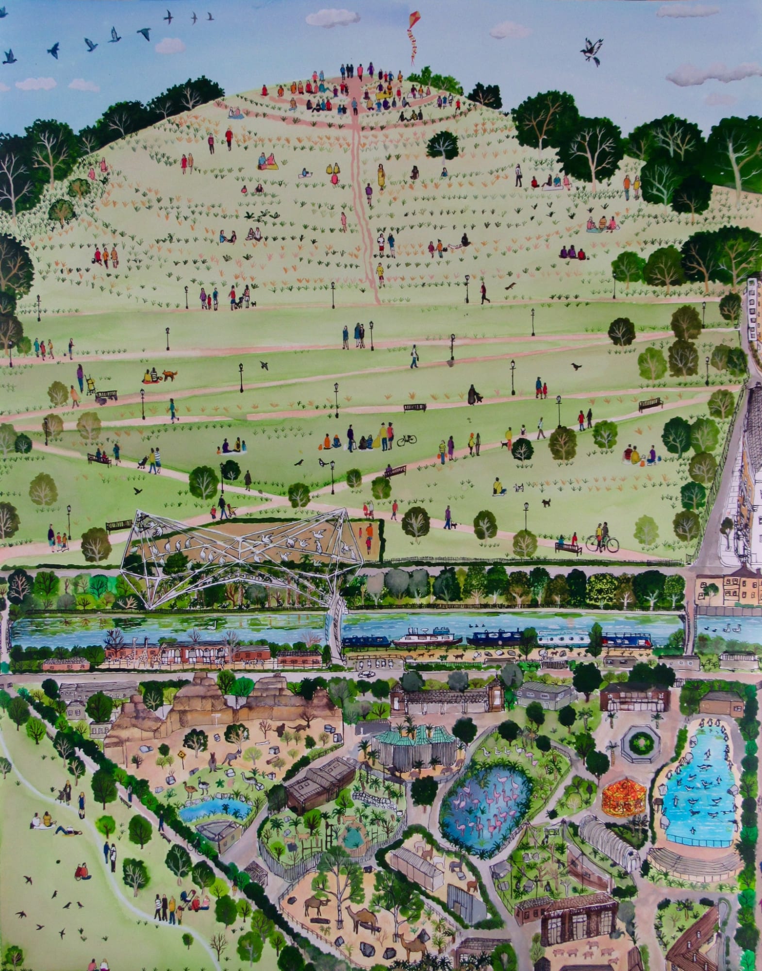 Emma Haworth, Primrose Hill and Zoo, 2016