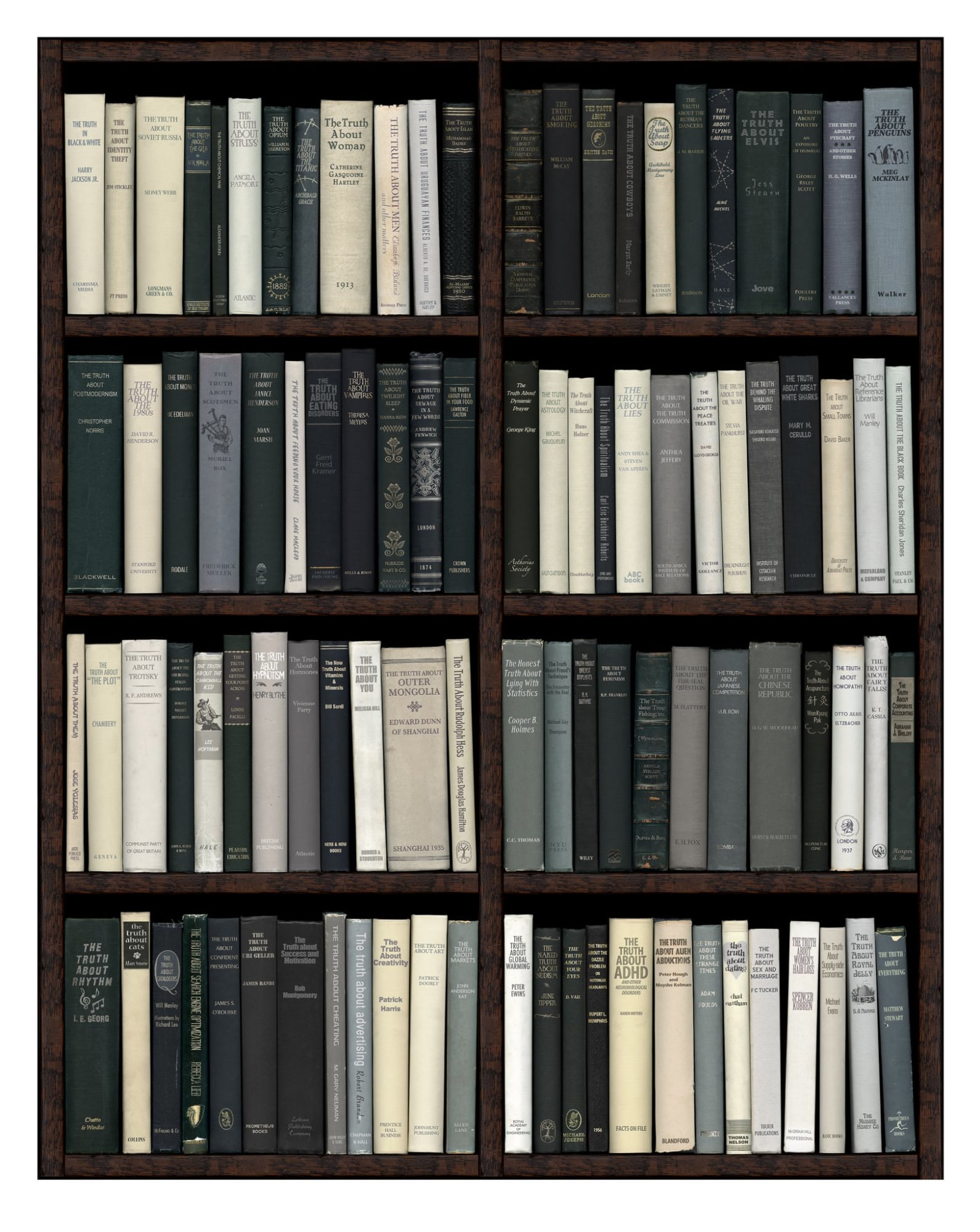 Phil Shaw, The truth in black and white with some grey areas, 2014