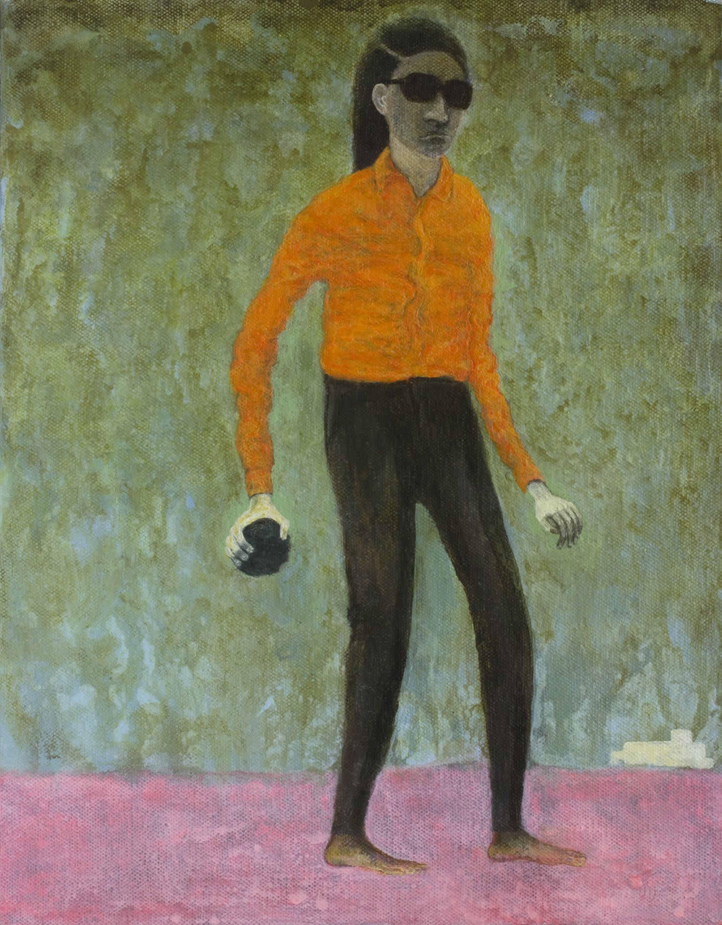 Alasdair Wallace, Walk With A Rock, 2013