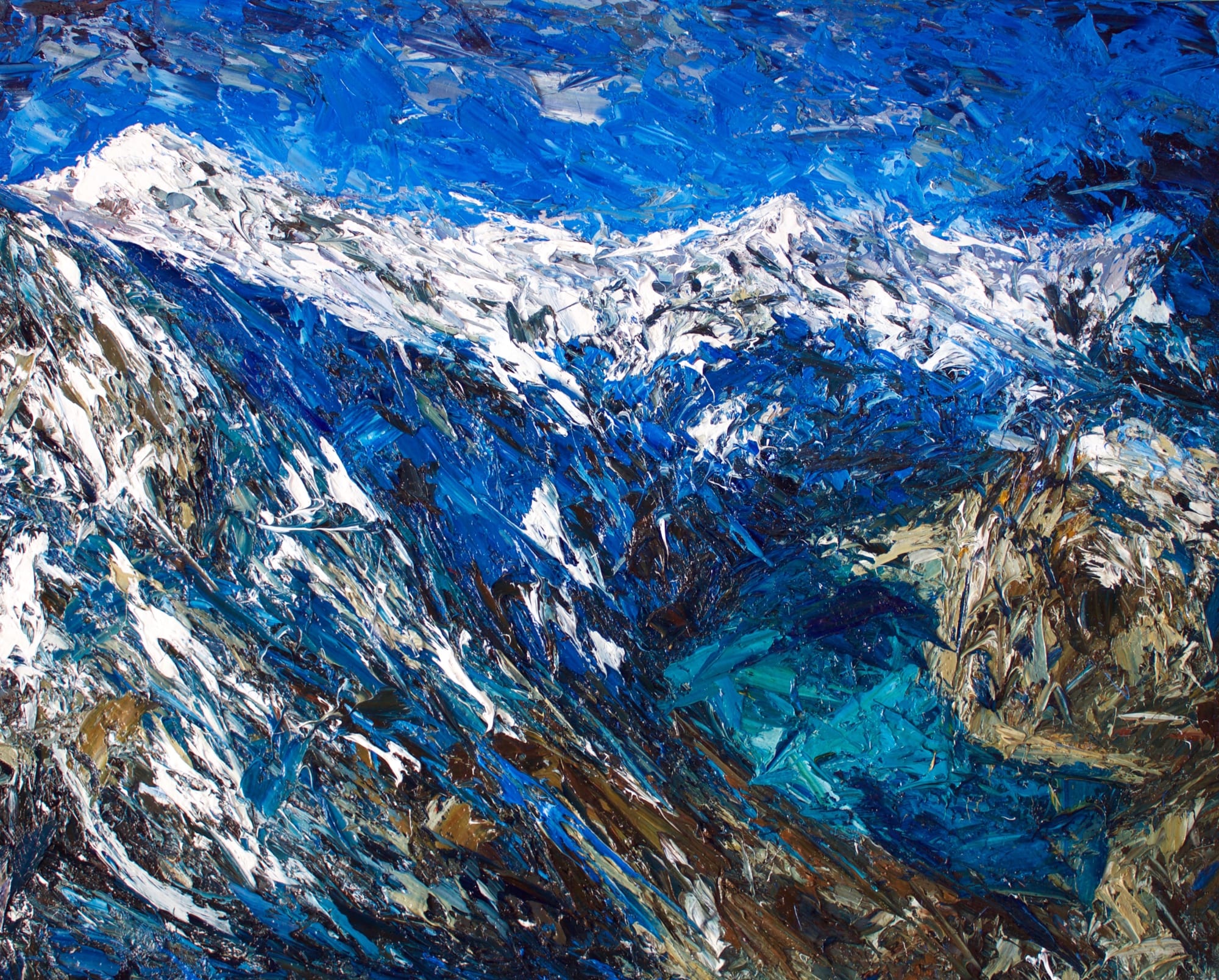 Holly Zandbergen, Douglas Glacier, Mt Sefton, 2017