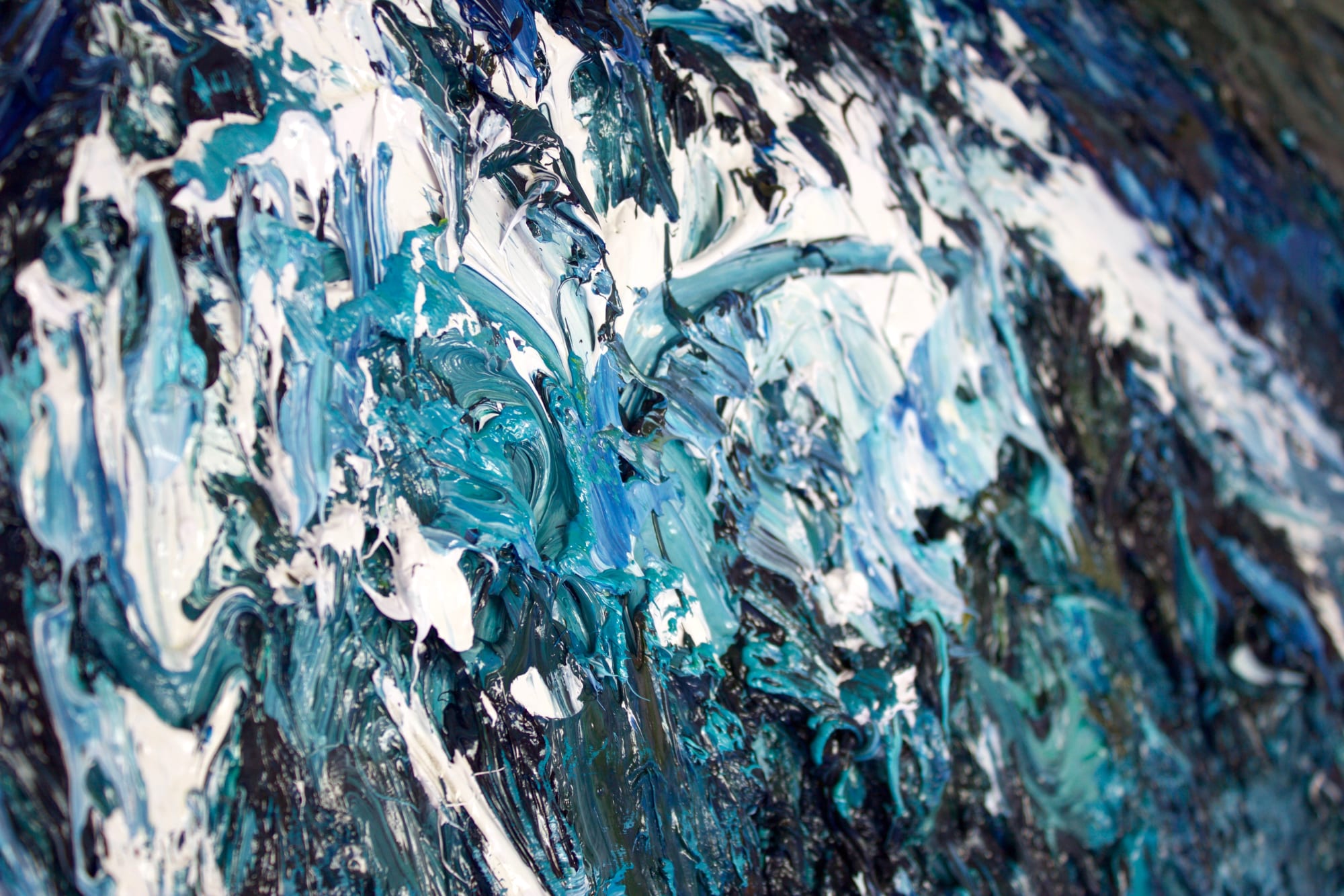 Holly Zandbergen, Ramsay Glacier, Terminal Lake (detail 4), 2017