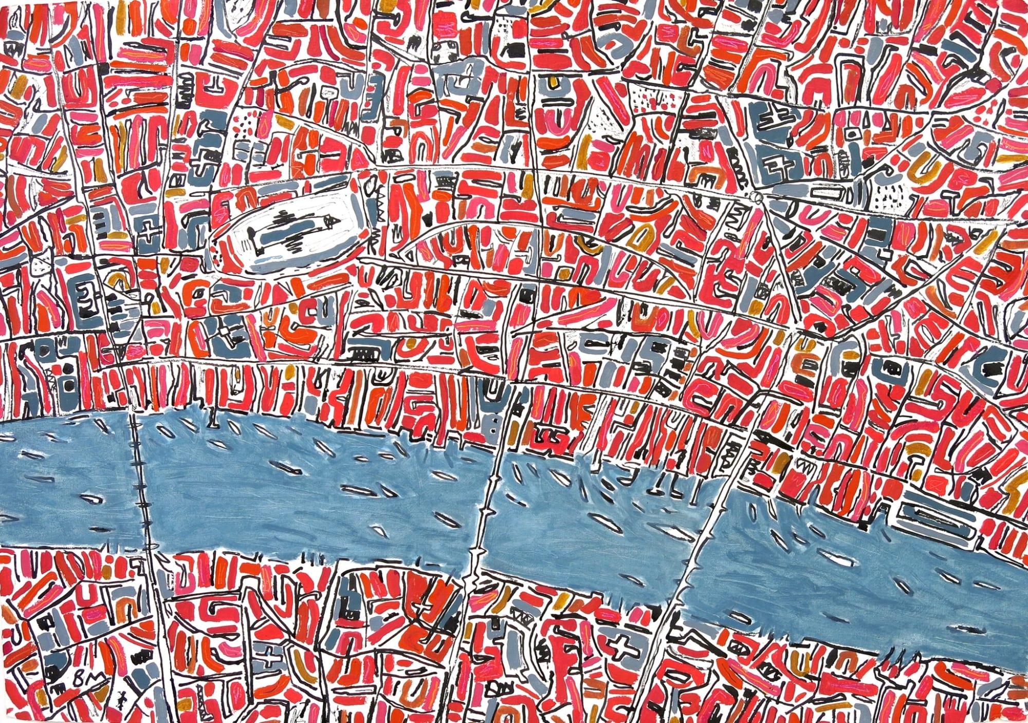 Barbara Macfarlane, Red and Pink London, 2013