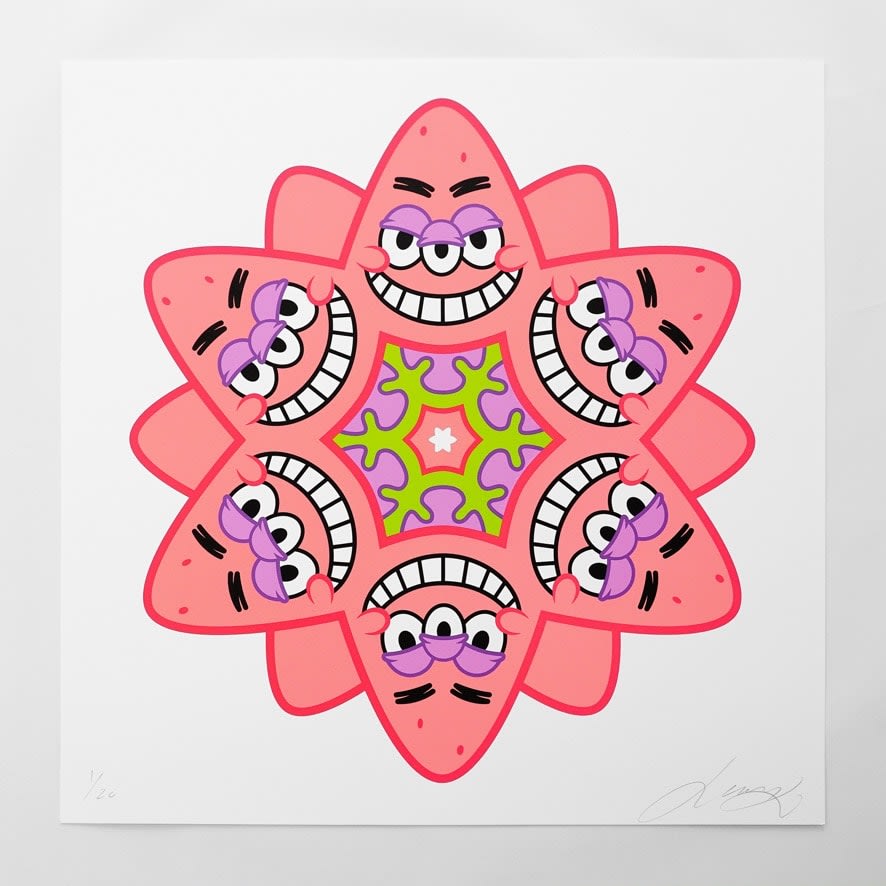 James Lewis, Star Print (Framed), 2023