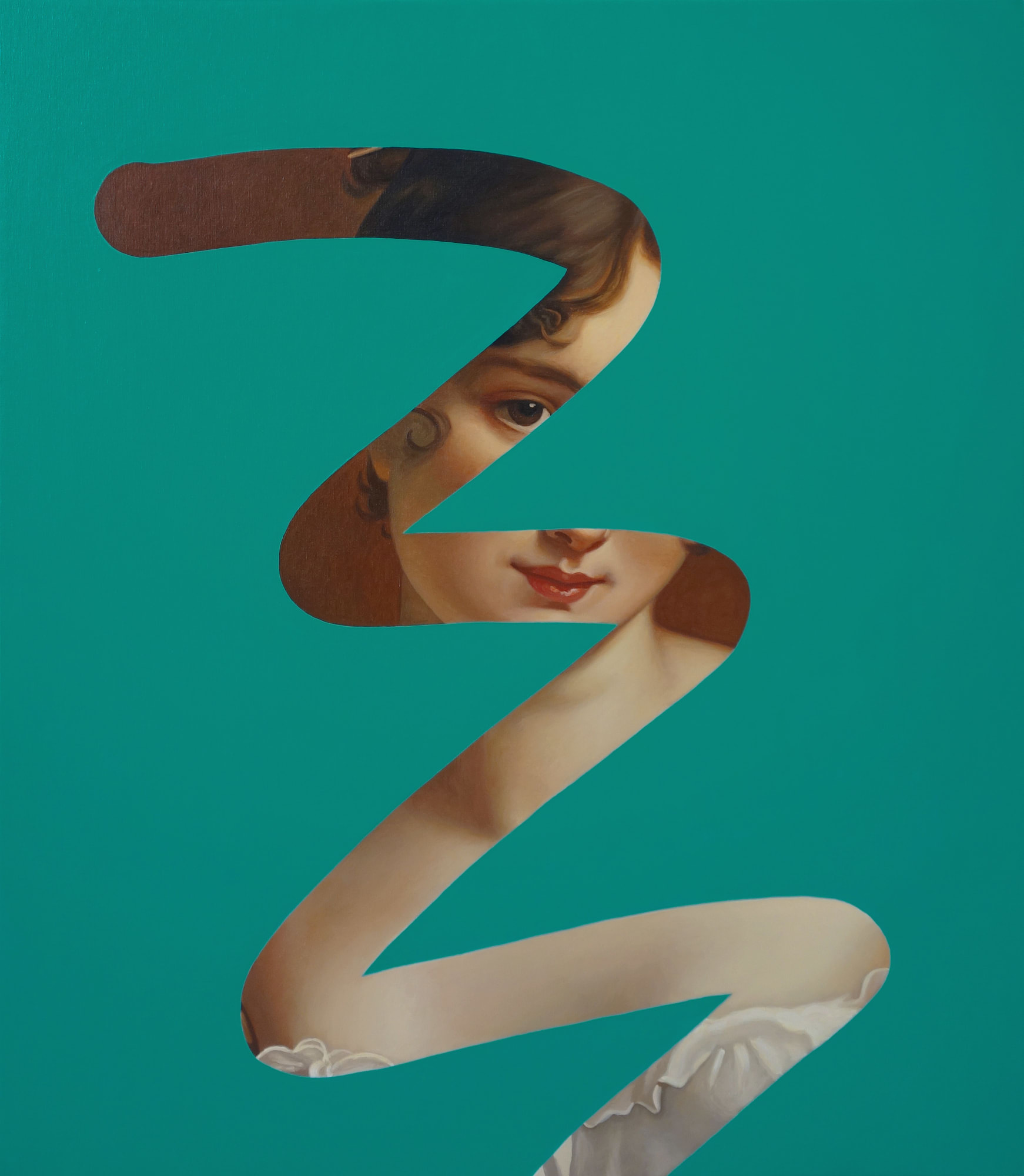 Lino Lago, Fake Abstract (François Gérard), 2023