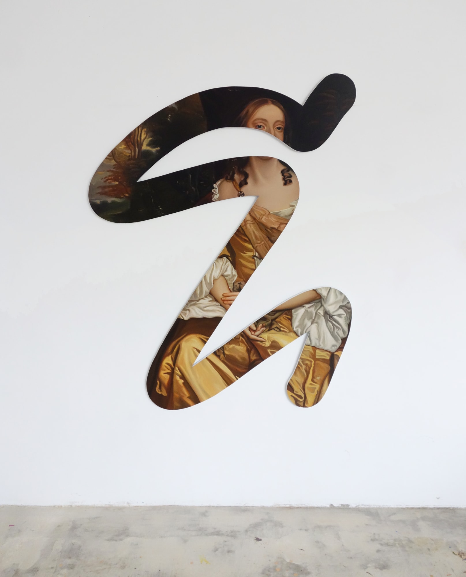 Lino Lago, Fake Abstract (Sir Peter Lely), 2023