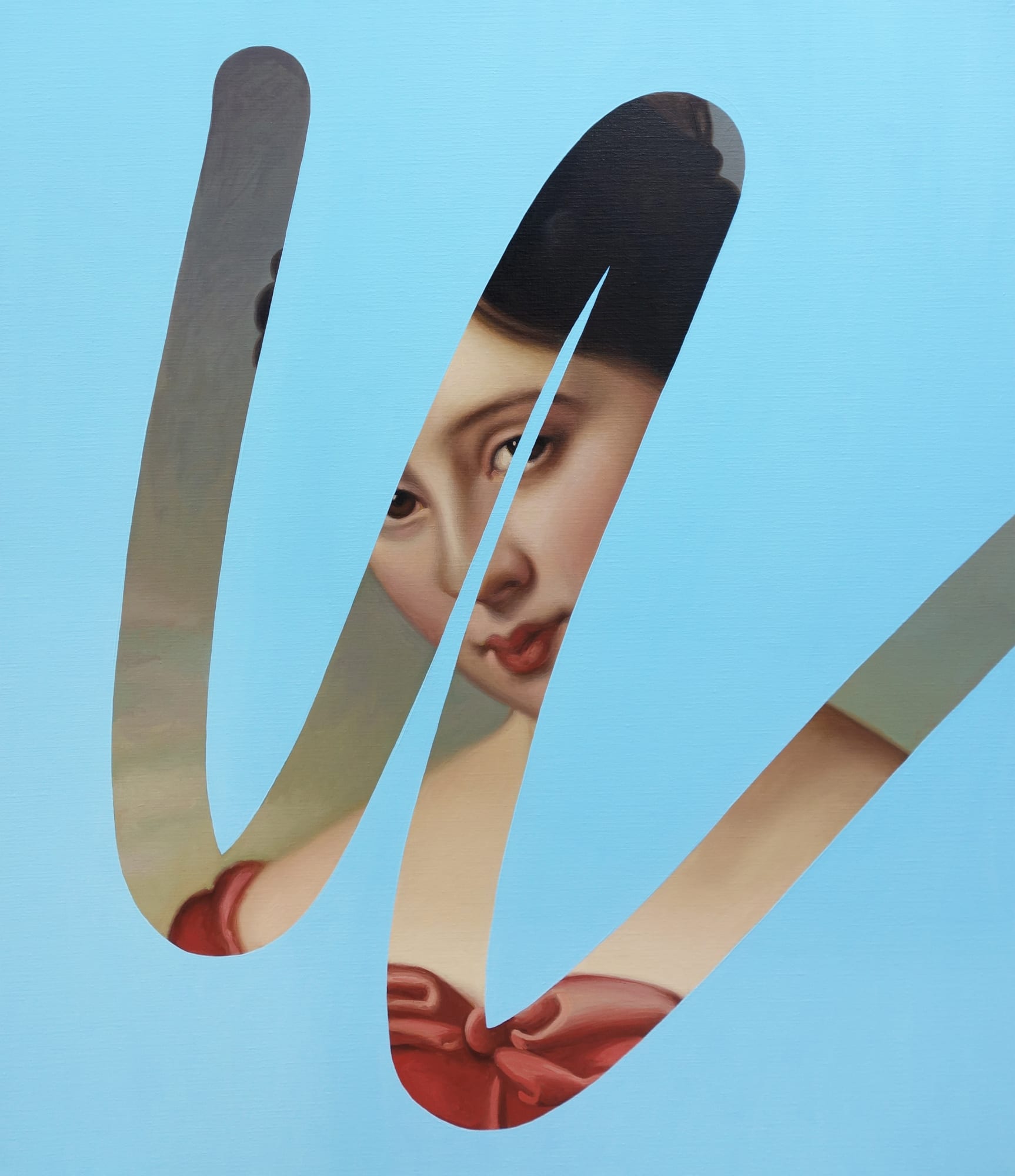 Lino Lago, Fake Abstract (Eduard Friedrich Leybold), 2020