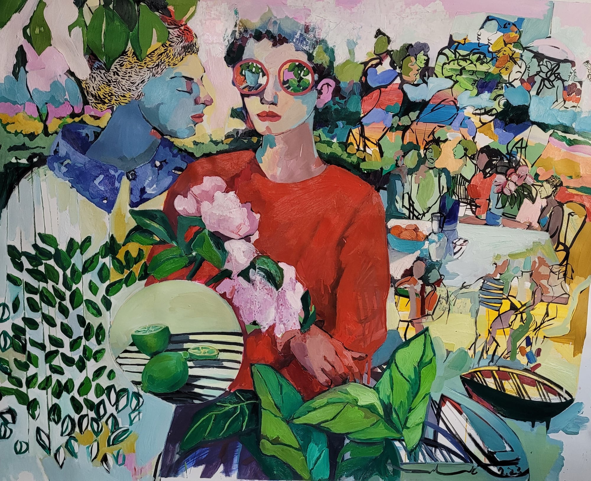 Golnaz Afraz, Miroir du Passé, 2023