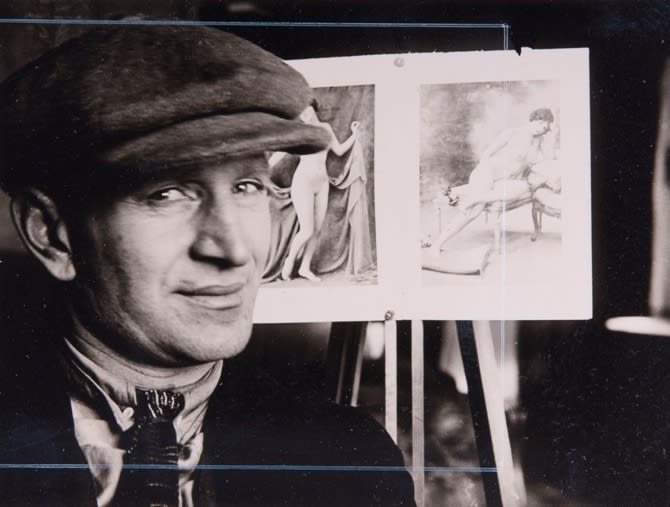 Alexander Rodchenko, The Sculptor Anton Lavinsky, 1924