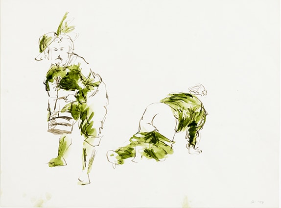 Eleanor ANTIN, King with Paint Bucket from "The King and His Subject", 1978