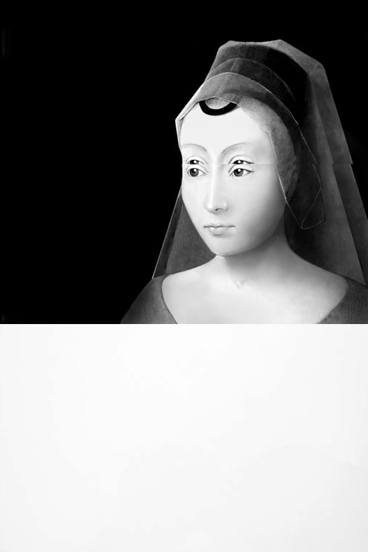 Mariella BETTINESCHI, Memling, Ritratto di giovane [Memling, Portrait of a young woman], 2018