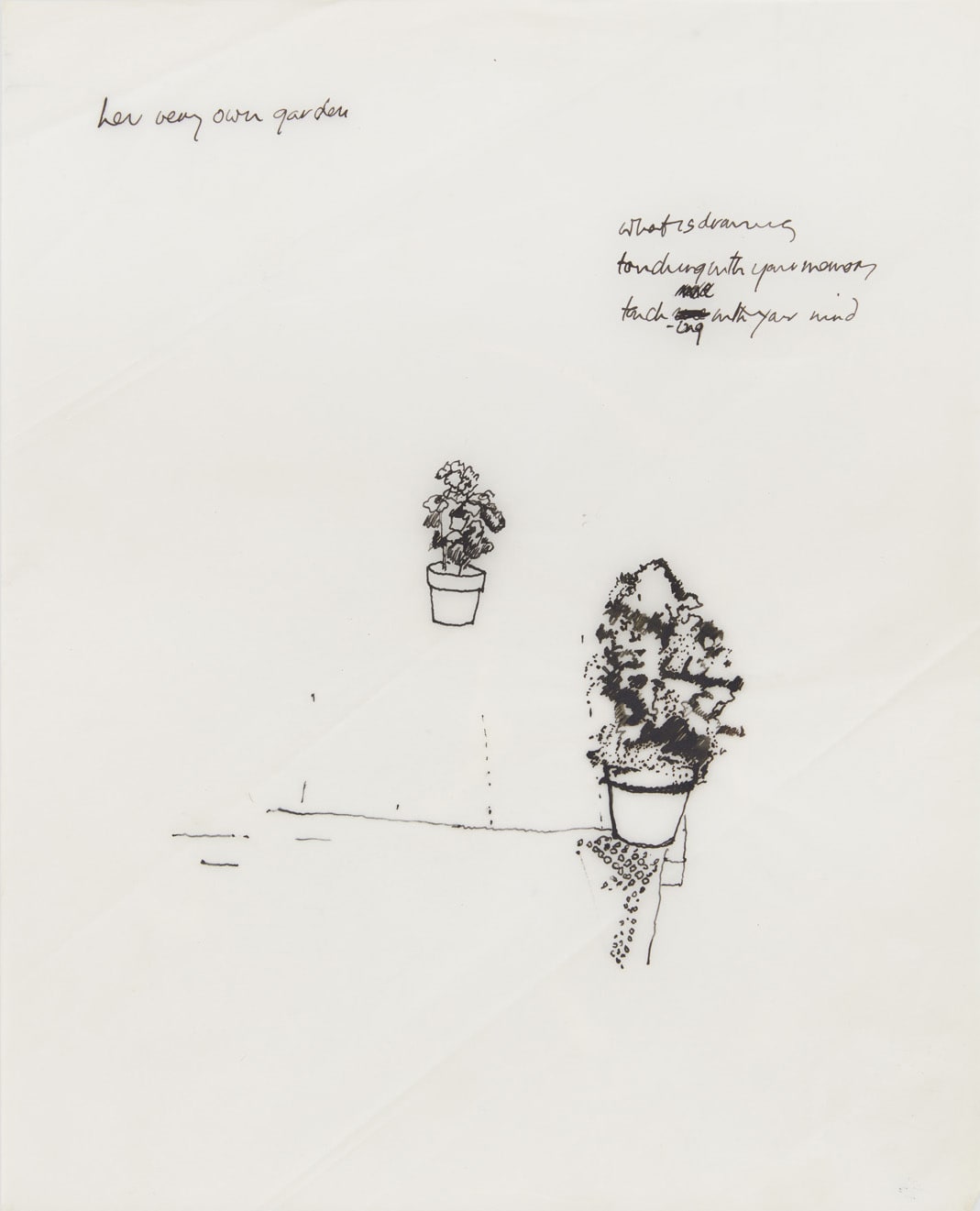 Shelagh WAKELY, her very own garden, 1974-79