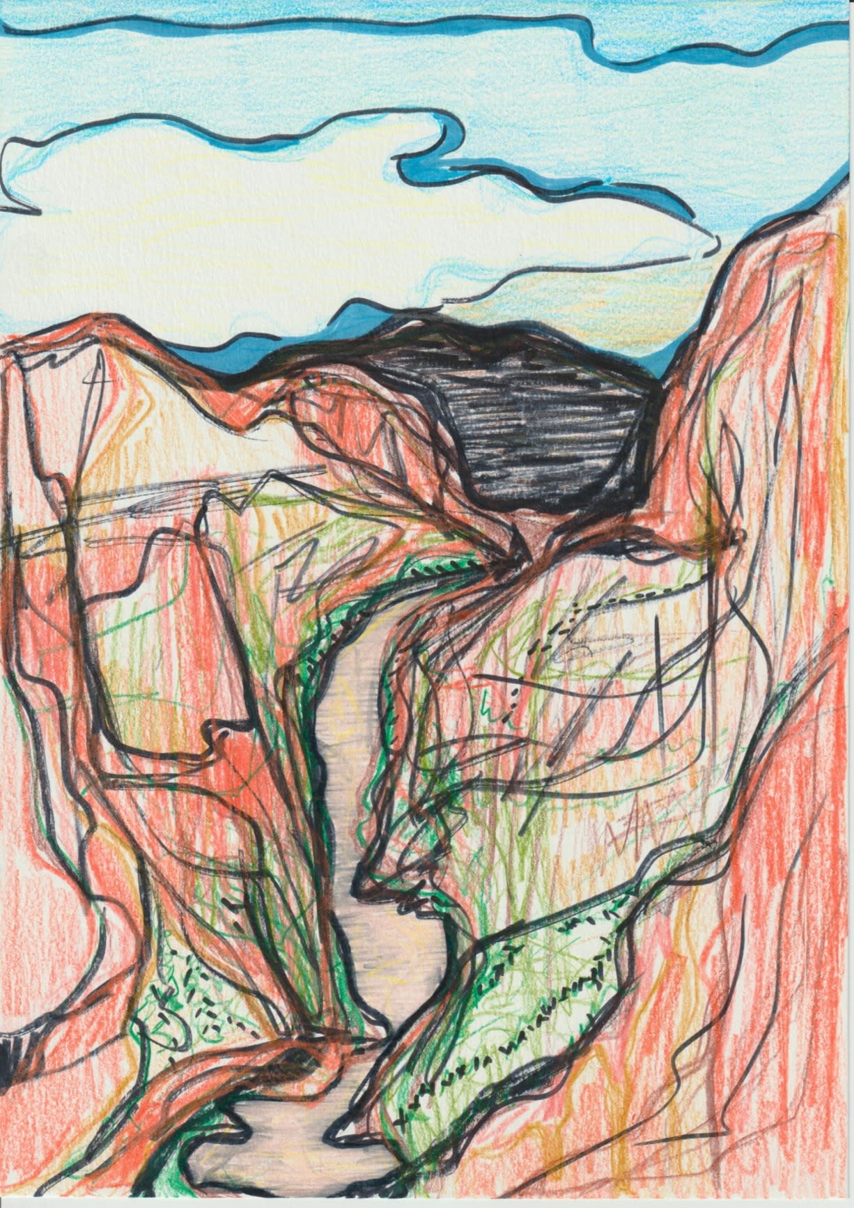 Liv FONTAINE, Desert Landscape, 2020