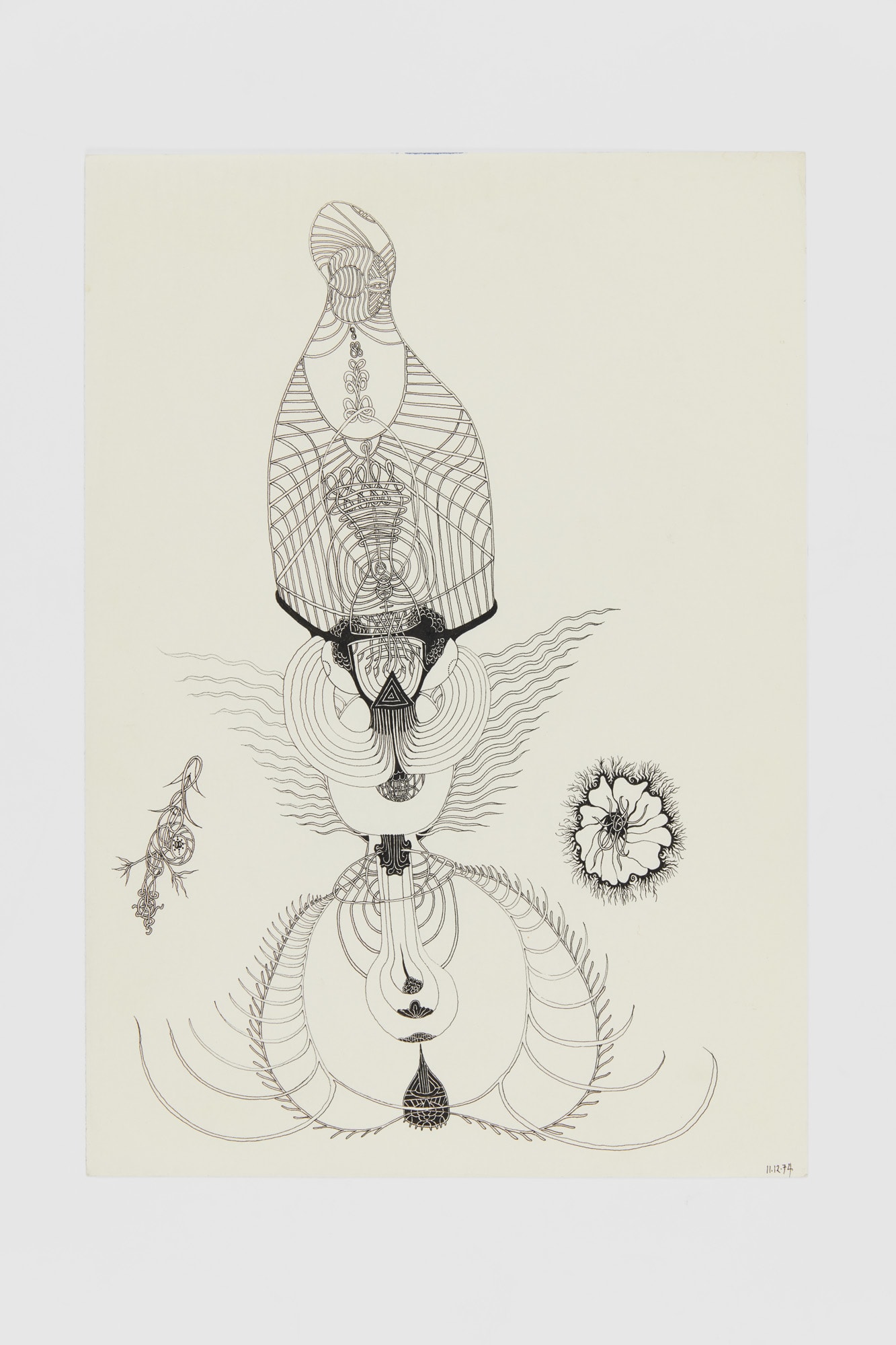 Ann CHURCHILL, 11.12.74 (Daily drawing), 1974