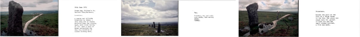 Marie YATES, Field Working Paper 9. - 18th June 1972 - Hillson's Ho, Harford Moor, Dartmoor., 1972