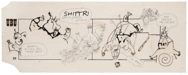 Franciszka THEMERSON, Comic strip 25 (of 90), 1970