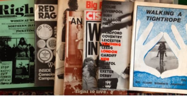 Hackney Flashers, Various Marxist and Feminist magazines and pamphlets, Unknown date